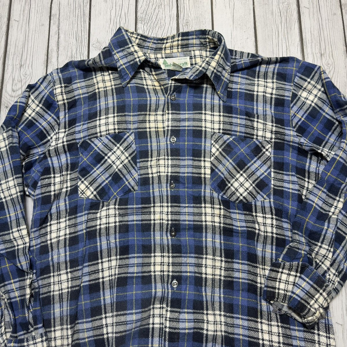 Vintage Vintage Timbercraft flannel shirt Size US L / EU 52-54 / 3 - 3 Thumbnail