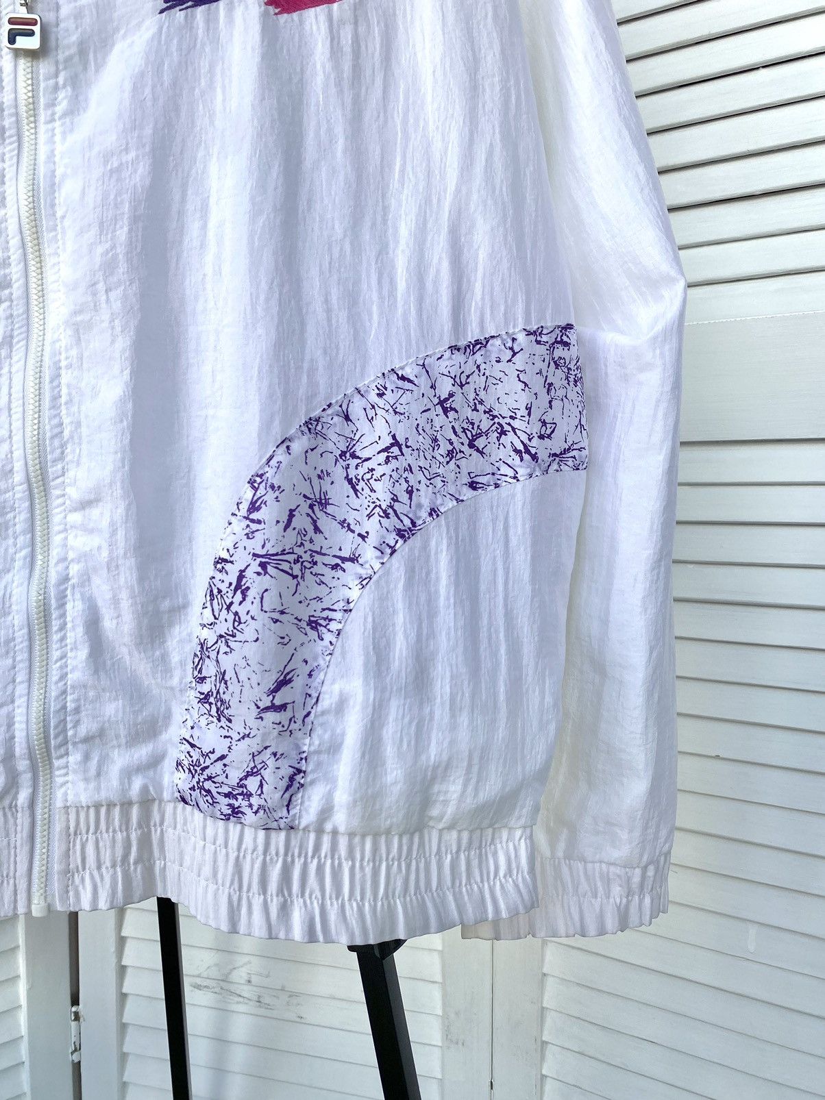 Fila × Vintage Vintage FILA Track Retro Jacket Nylon 90s Abstract Print Size US M / EU 48-50 / 2 - 7 Thumbnail
