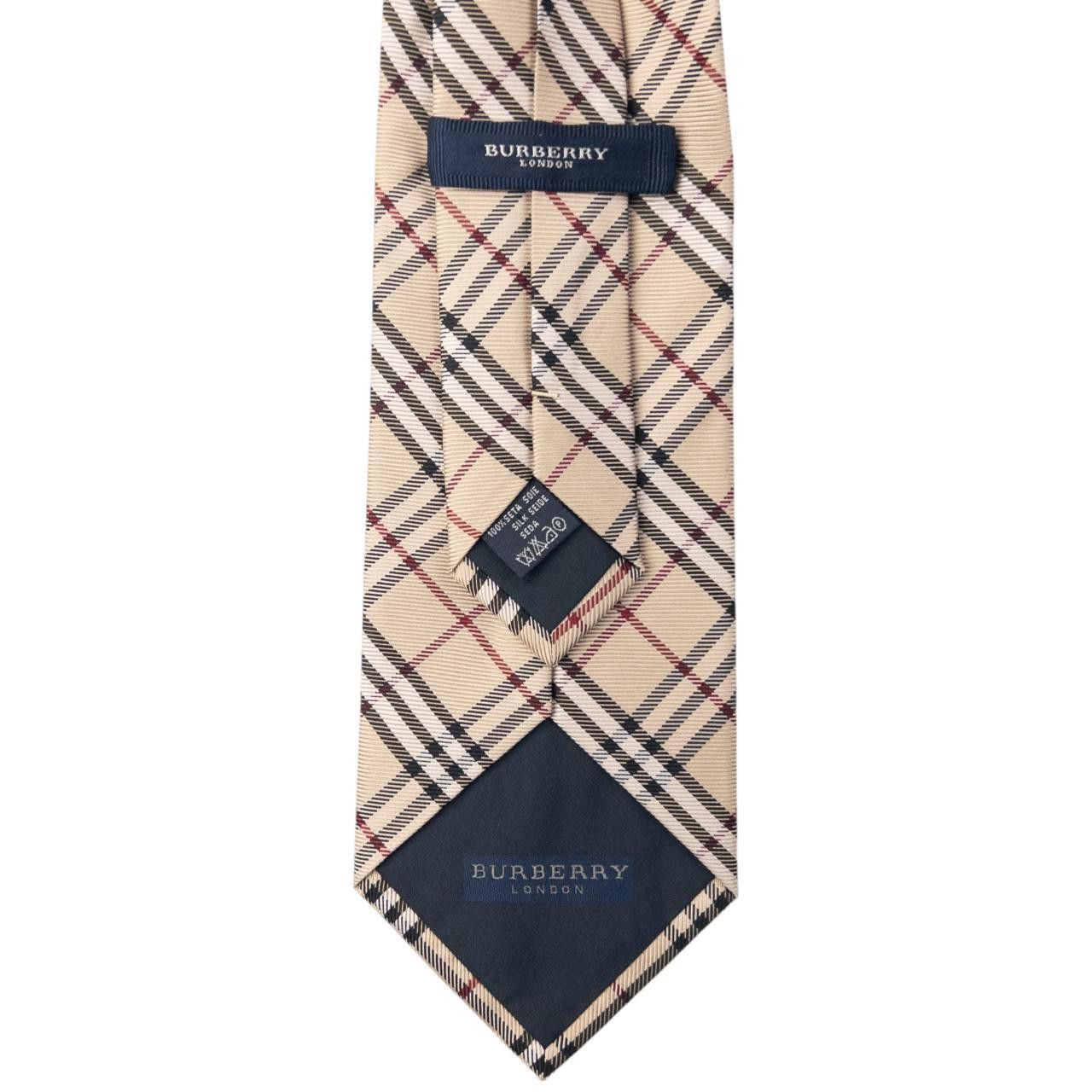 Burberry Vintage Burberry Nova Check Silk Tie Size ONE SIZE - 3 Thumbnail