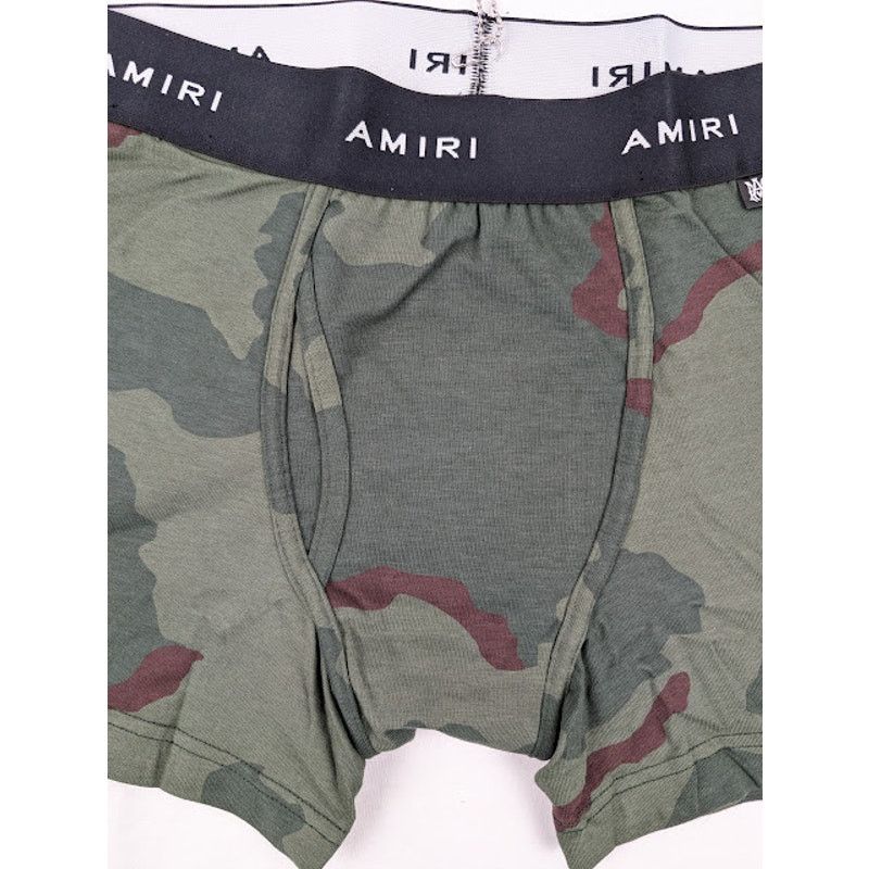 Amiri o1rshd1 Waistband Camo Boxer Short in Orange/Black Size US 34 / EU 50 - 5 Thumbnail
