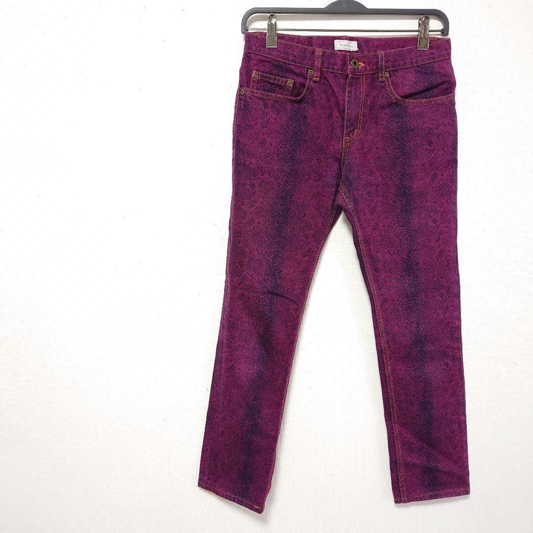 Hysteric Glamour Hysterics Denim pants, skinny, reddish purple Size US 27 - 1 Thumbnail