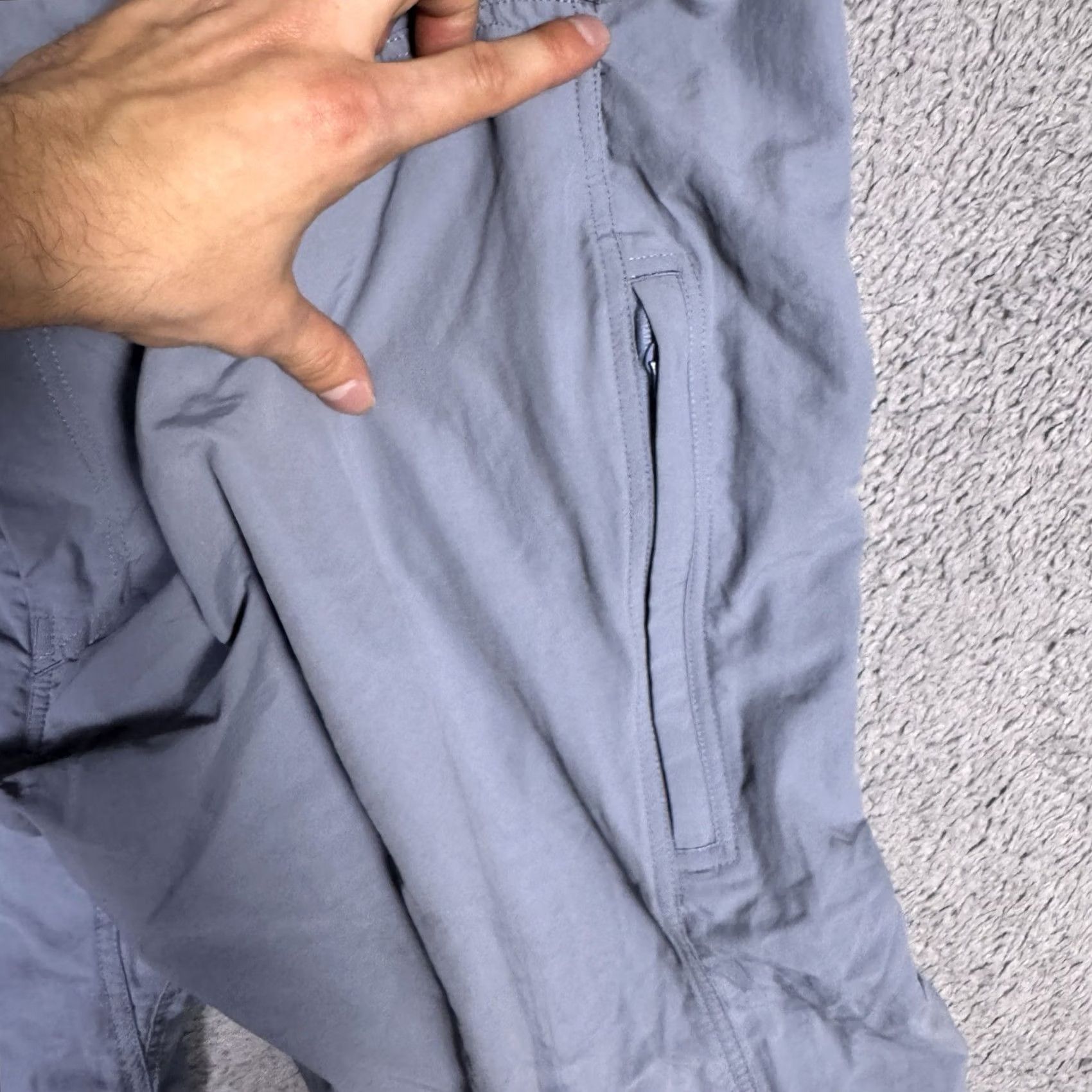 Vintage AFTCO Pants Mens 40x30 Gamma Ray Nylon Cargo Blue Size US 40 / EU 56 - 7 Thumbnail