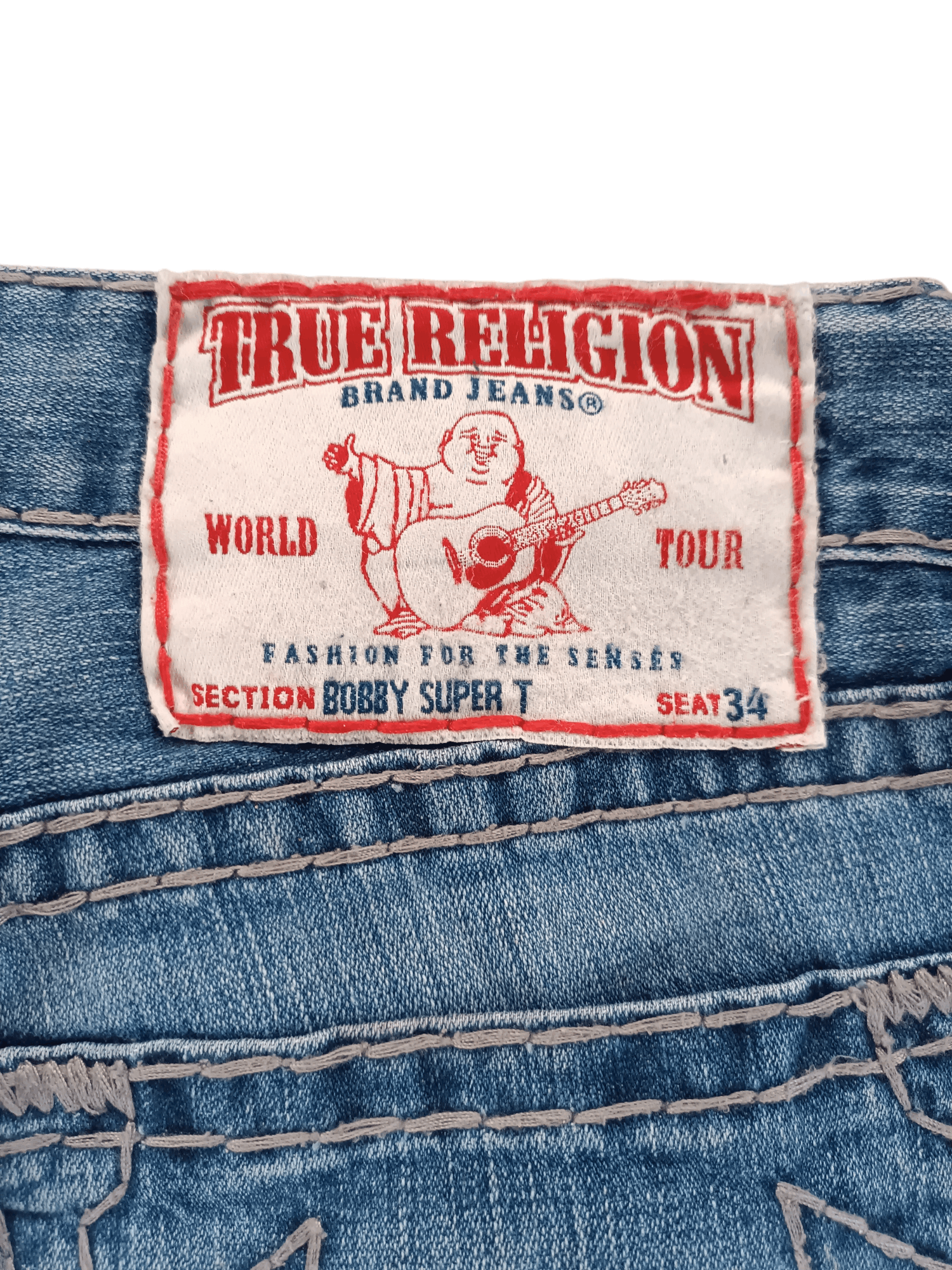 True Religion Bobby Super T Distressed Jeans