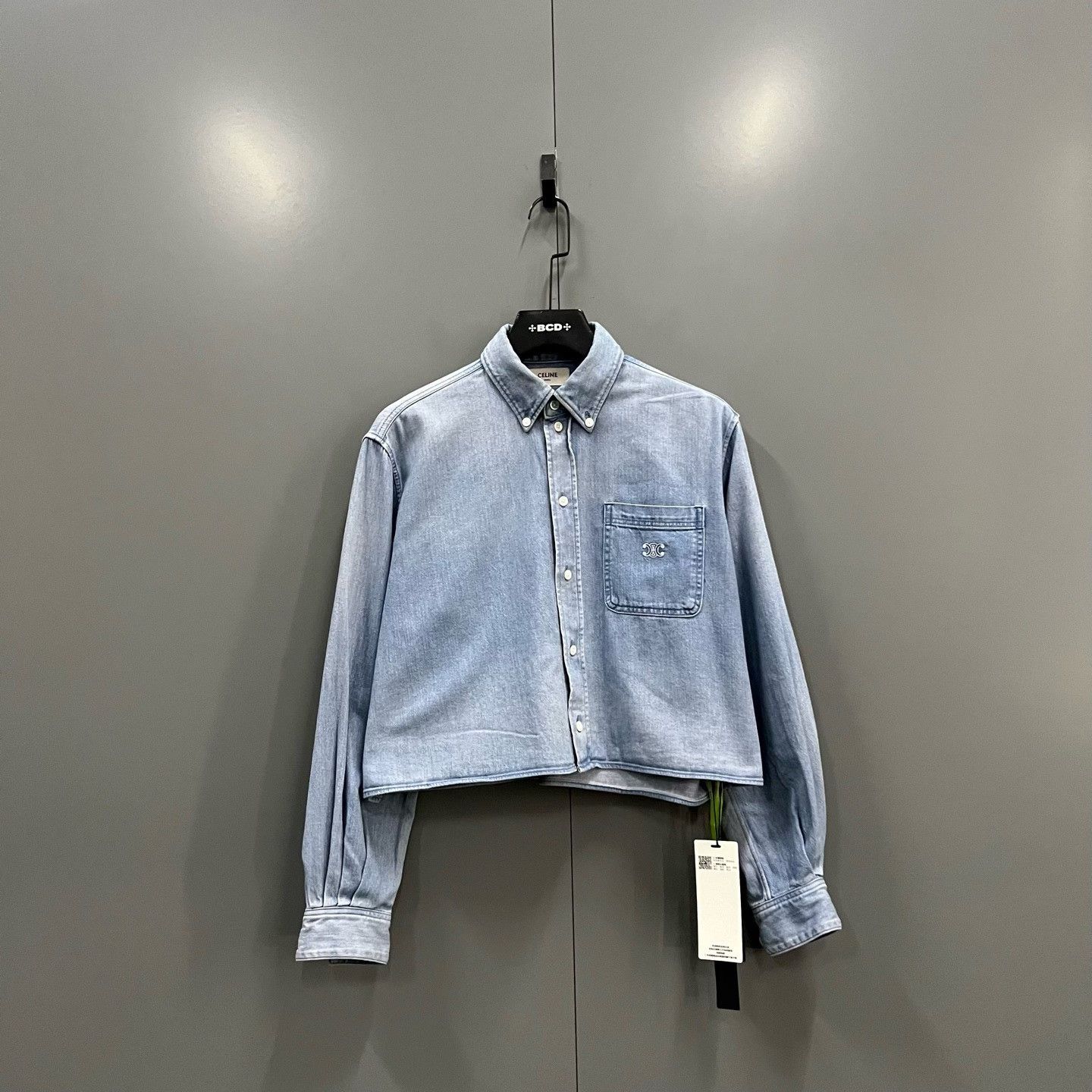 Celine Celine Retro Embroidered Shirt m Men Size US M / EU 48-50 / 2 - 1 Thumbnail