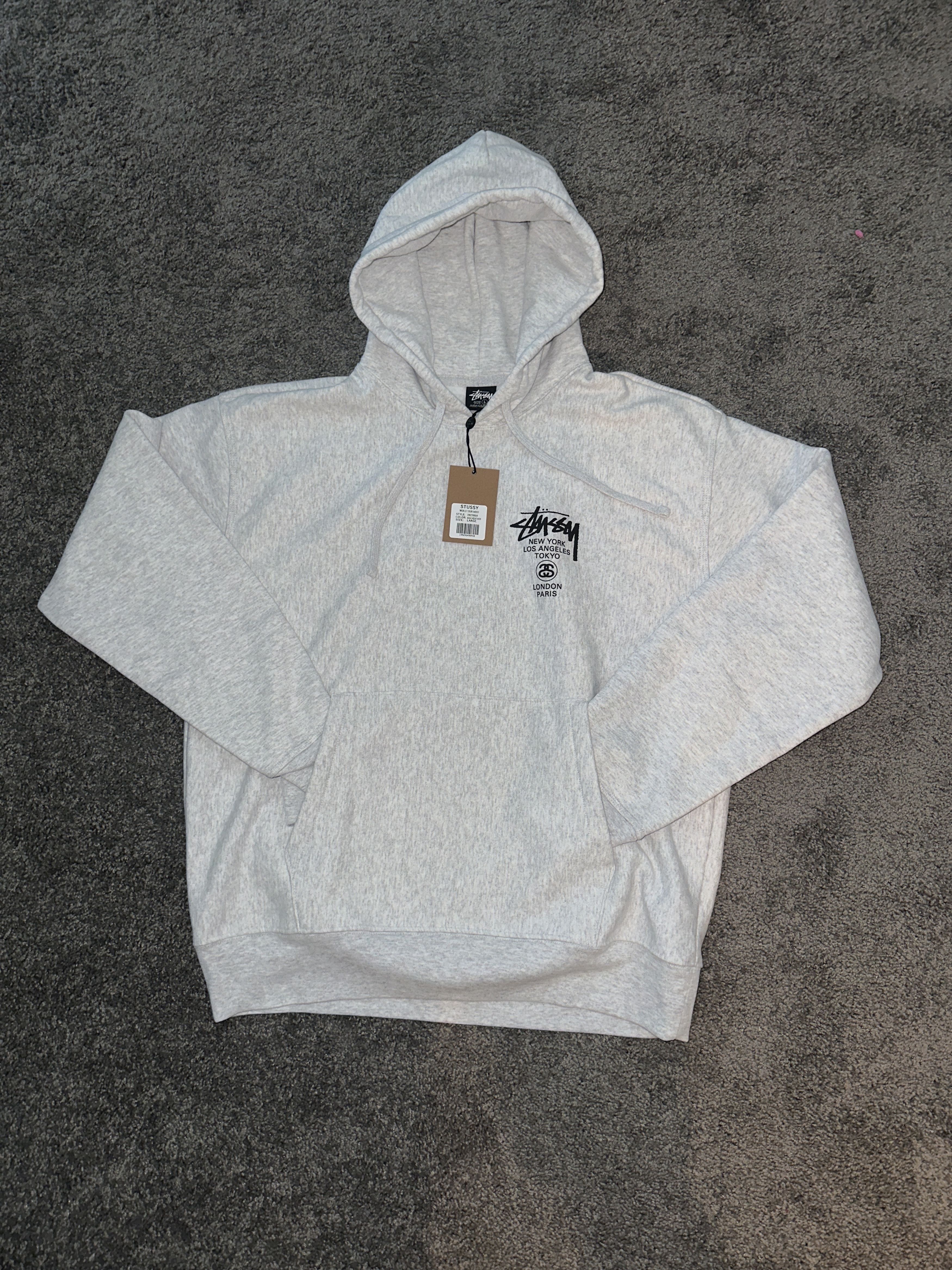 Stussy World Tour Hoodie | Grailed