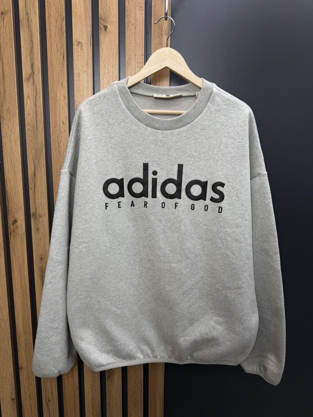Fear of God Adidas Fear of God Athletics Heavy Fleece Crewneck Size L Size US L / EU 52-54 / 3 - 2 Thumbnail