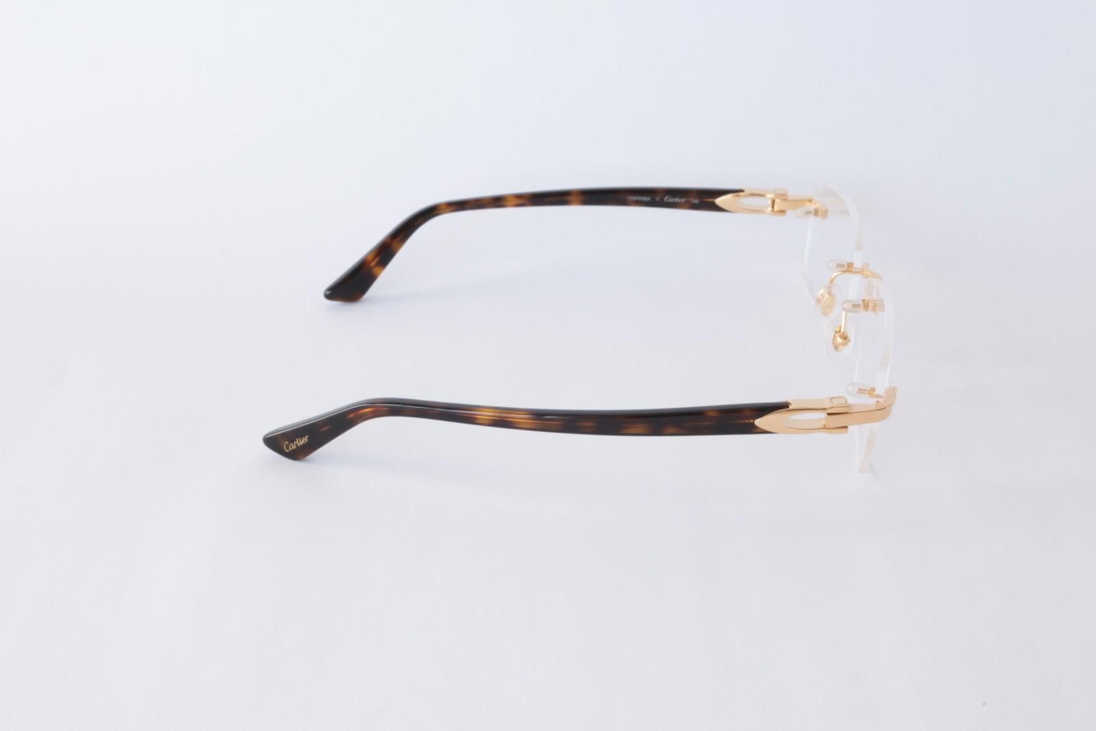 Cartier New Cartier eyewear optical eyeglasses CT0287O 002 gold Size ONE SIZE - 7 Thumbnail