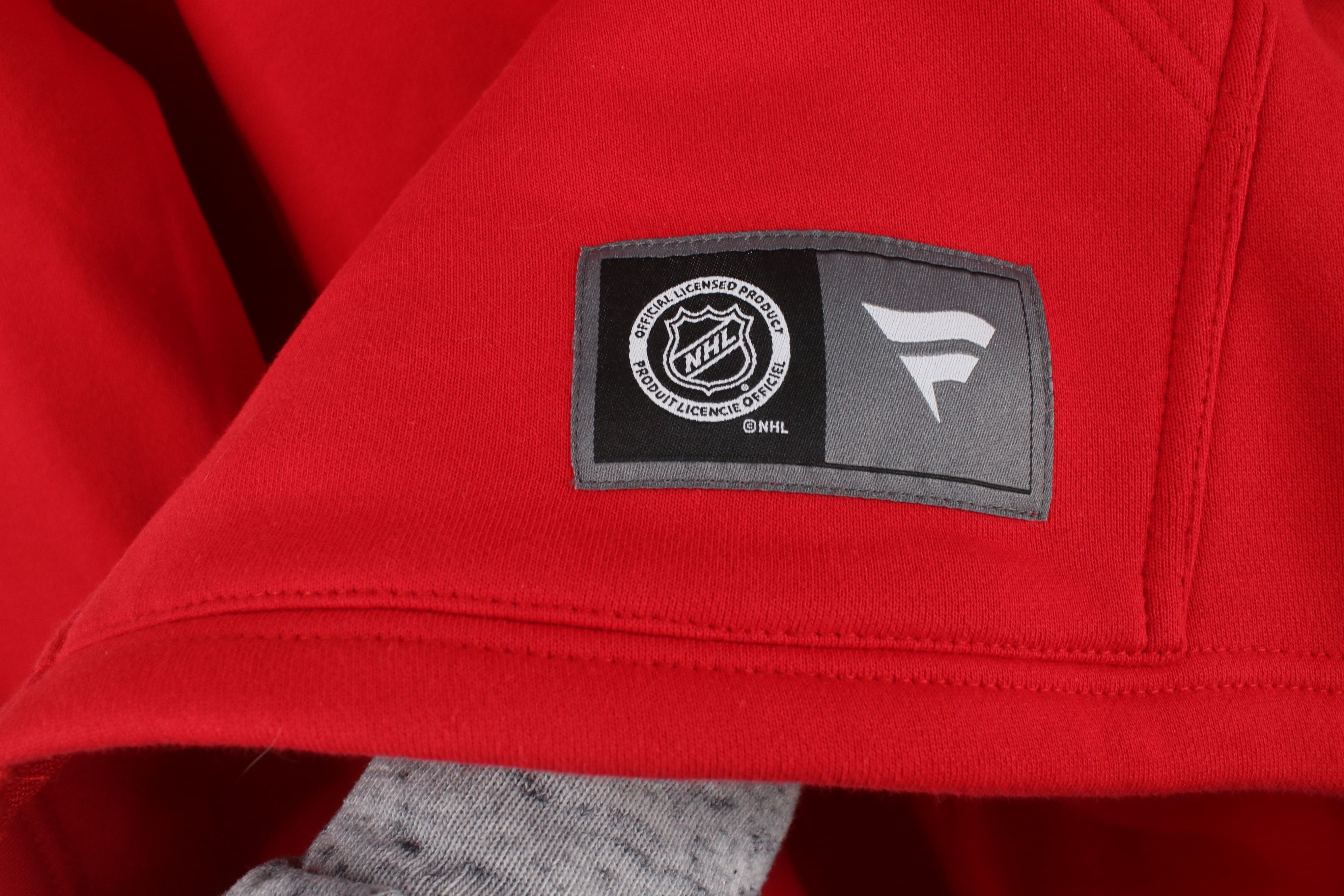 Vintage Fanatics Blackhawks Hockey Jersey Hoodie Sweatshirt Red Size US XXL / EU 58 / 5 - 6 Thumbnail