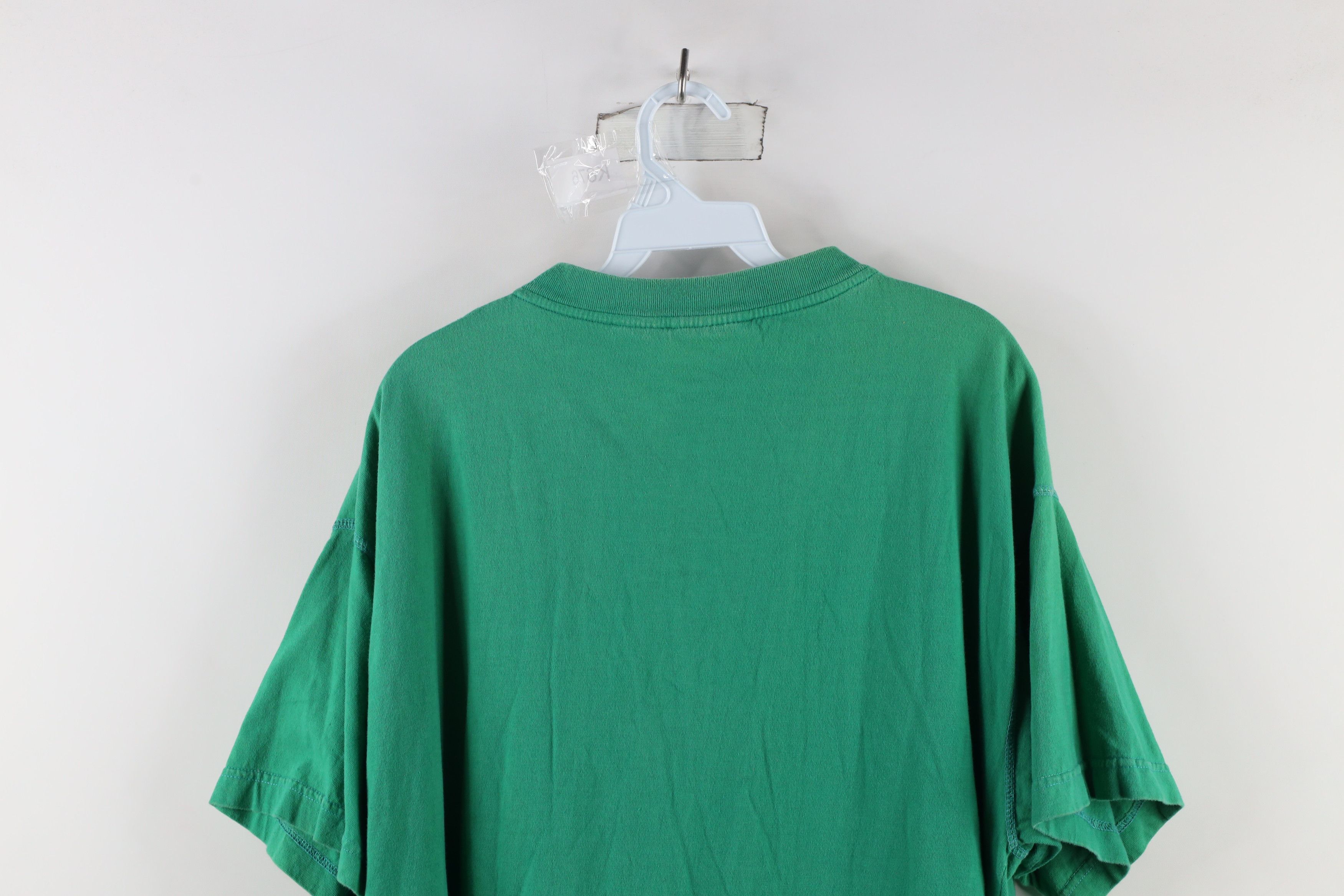 Vintage Vintage 90s Streetwear Short Sleeve Henley T-Shirt Green Size US XL / EU 56 / 4 - 7 Thumbnail