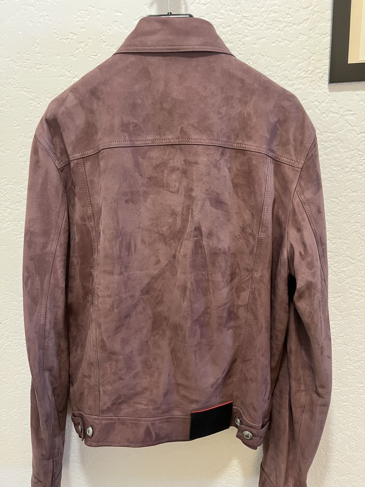 Paul Smith P.S. Purple Suede Trucker Jacket Size US S / EU 44-46 / 1 - 2 Thumbnail