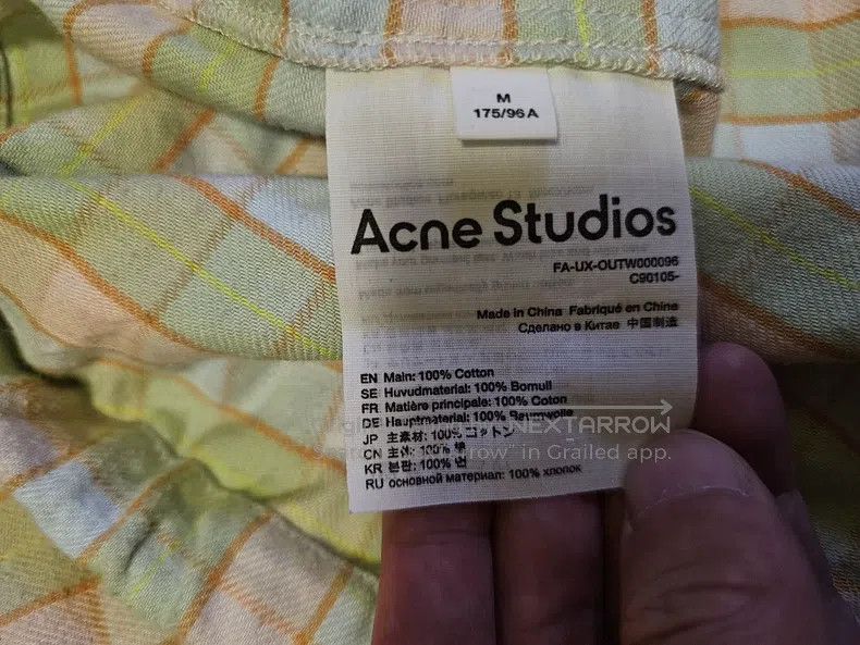 Acne Studios Acne Studios Plaid shirt jacket, fresh macaron color schem Size M / US 6-8 / IT 42-44 - 7 Thumbnail