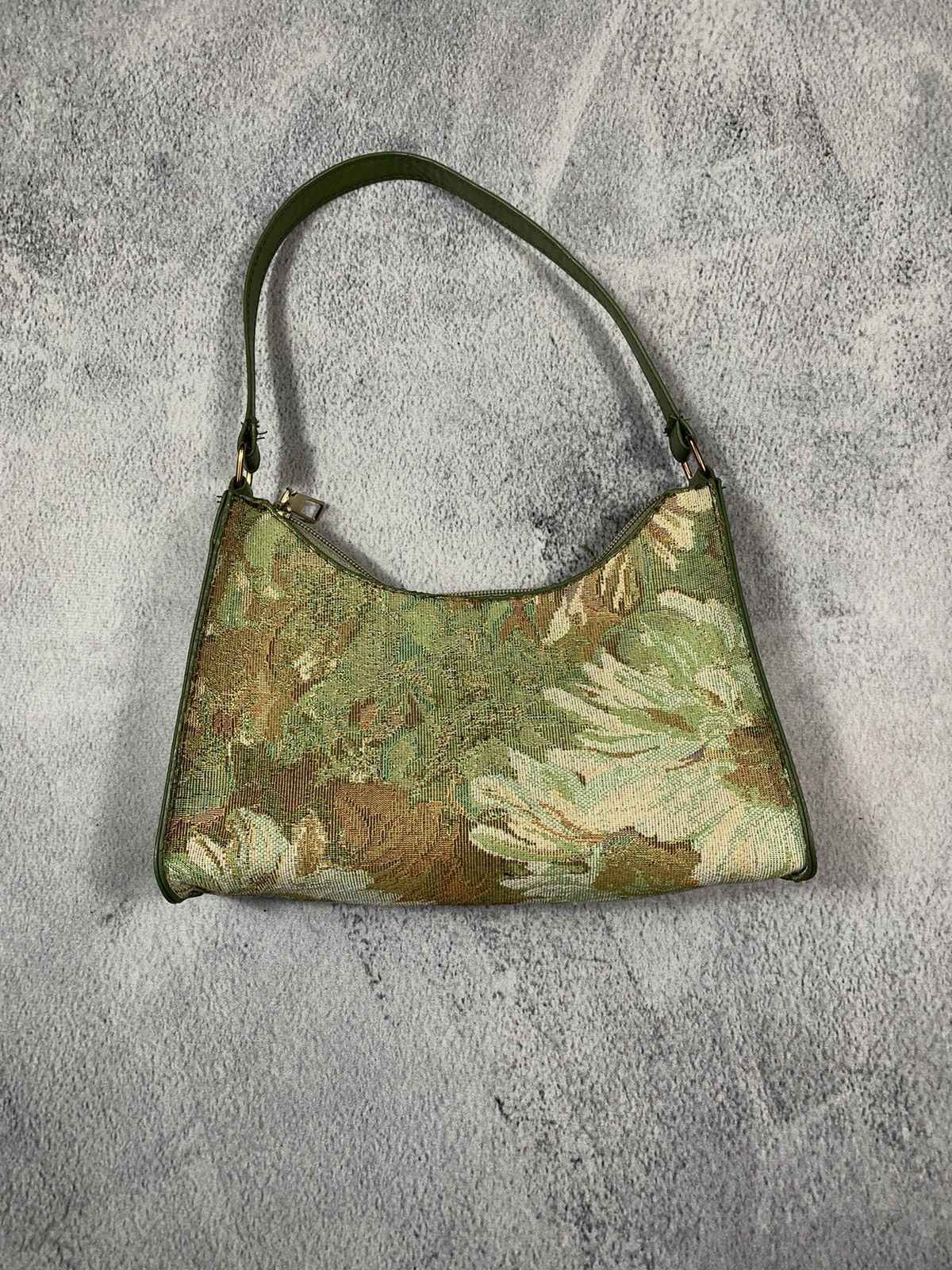 Vintage Vintage 90s Japanese flora mini bag streetwear Size ONE SIZE - 2 Thumbnail
