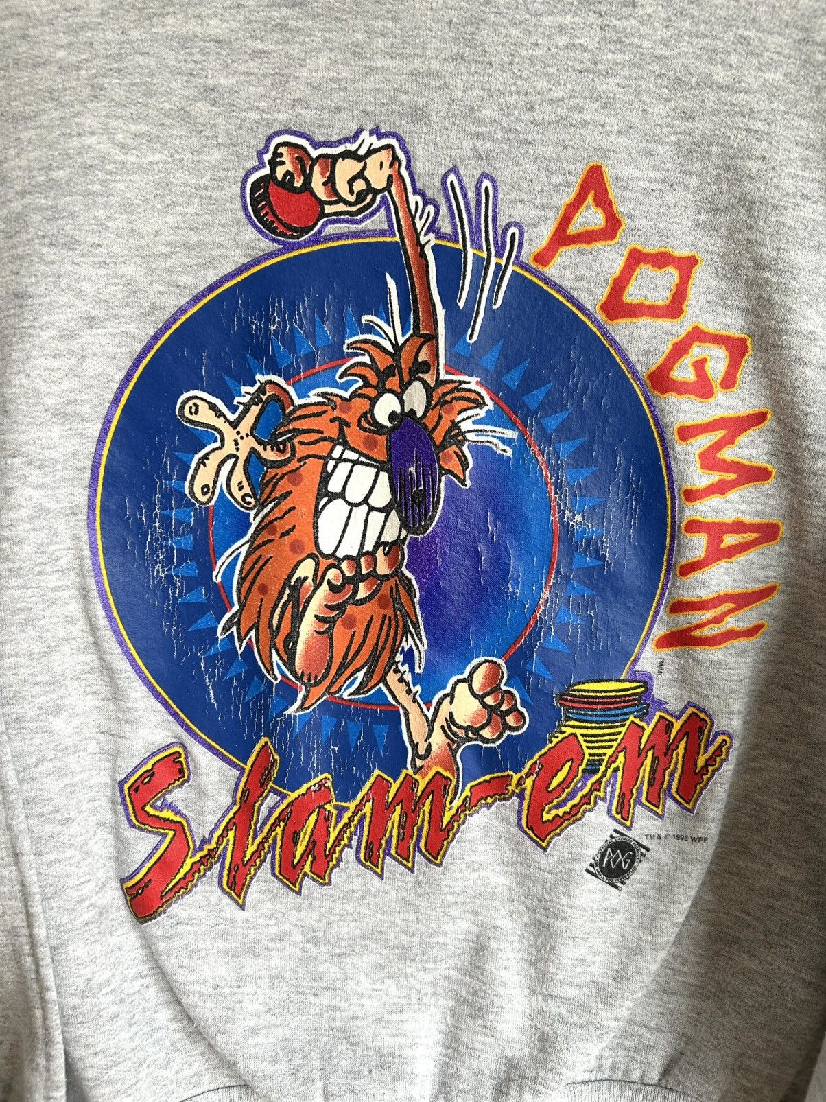 Vintage Pogman Slam em’ 95 vintage ash grey crewneck Size US S / EU 44-46 / 1 - 2 Thumbnail