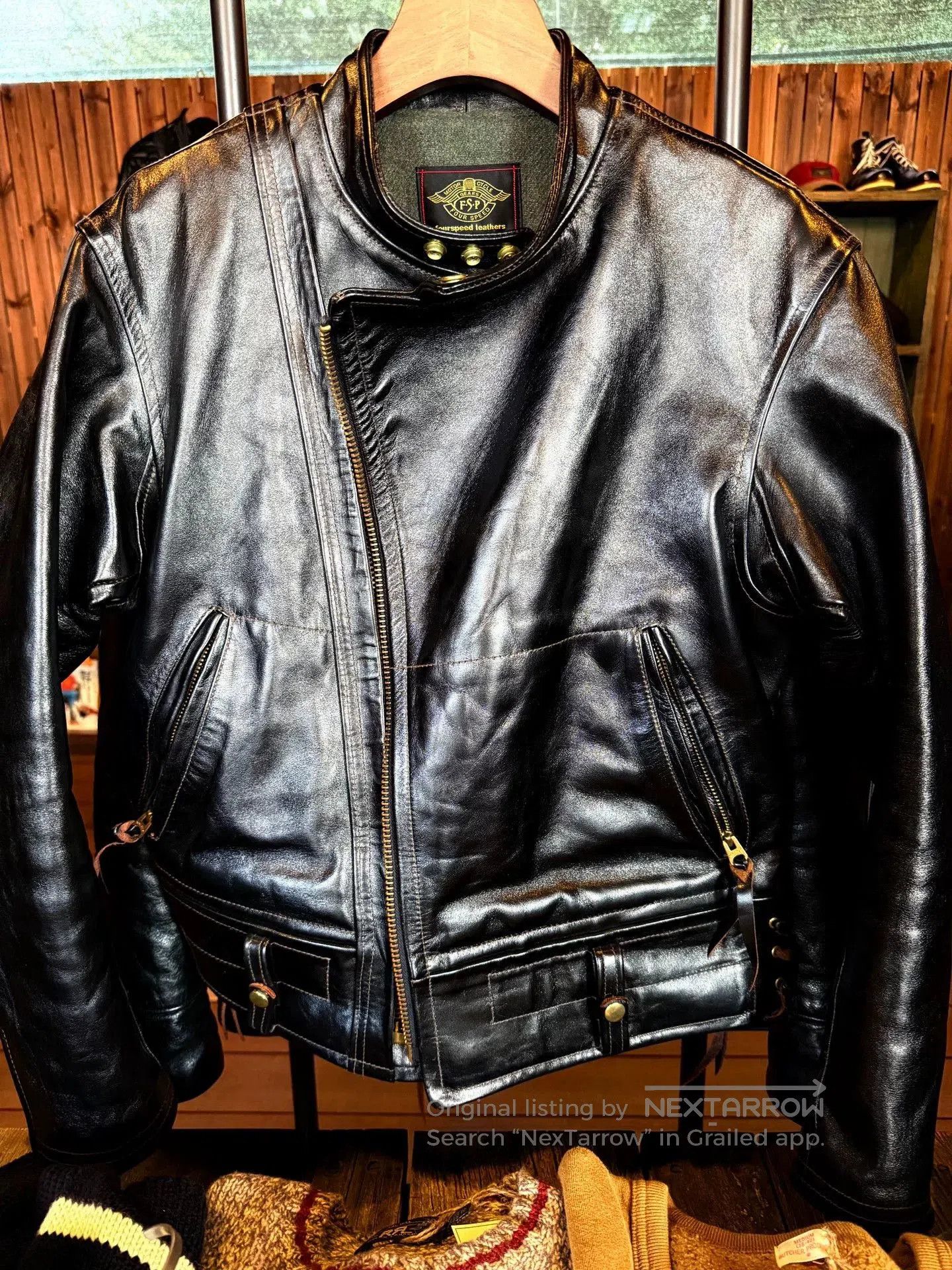Y'2 Leather Fourspeed Leathers Motorcycle Jacket. Size US M / EU 48-50 / 2 - 1 Thumbnail