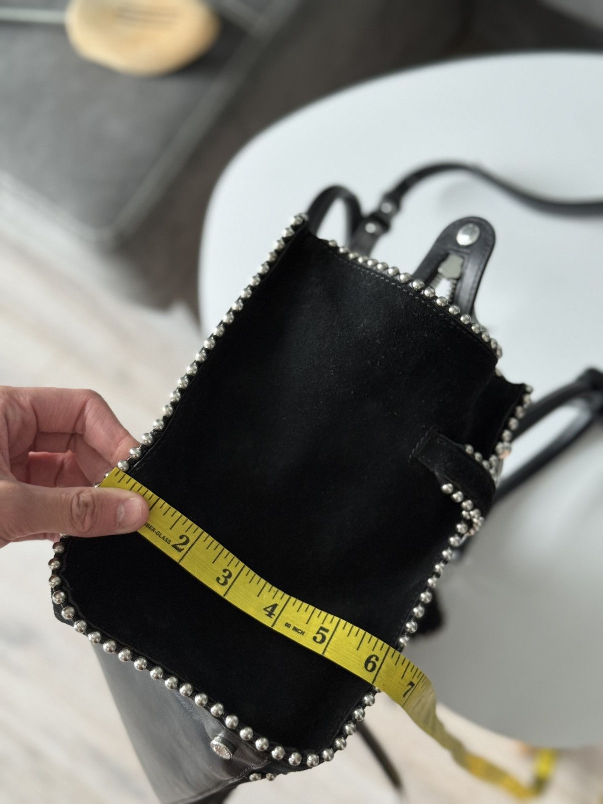 Zadig & Voltaire Zadig et Voltaire Bag Suede key lock Black Size ONE SIZE - 18 Thumbnail