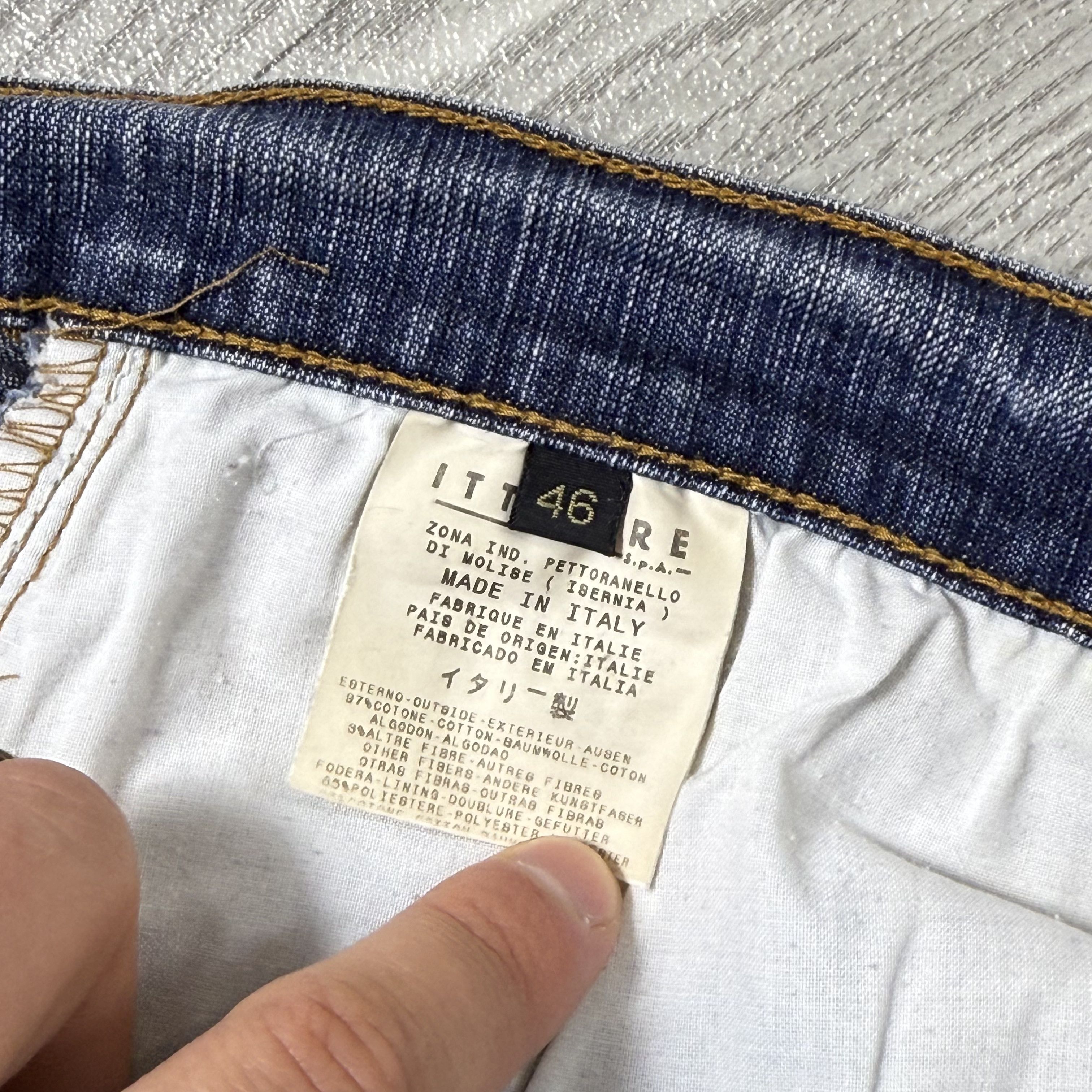Just Cavalli Vintage Just Cavalli 90s Blue Denim Women's Midi Skirt Size 32" / US 10 / IT 46 - 10 Thumbnail