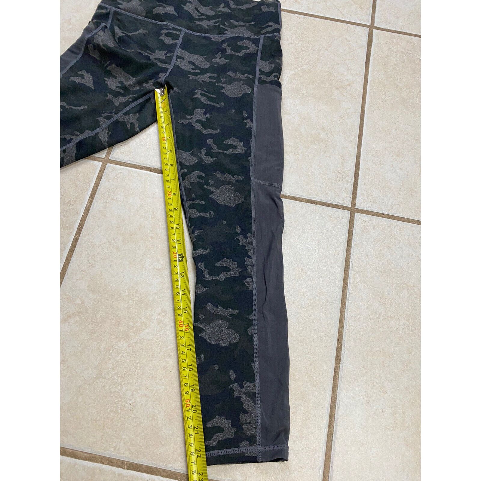 Fabletics Fabletics Mid-Rise Charcoal Camo Powerhold Leggings Pockets Size 24" / US 00 / IT 34 - 12 Thumbnail