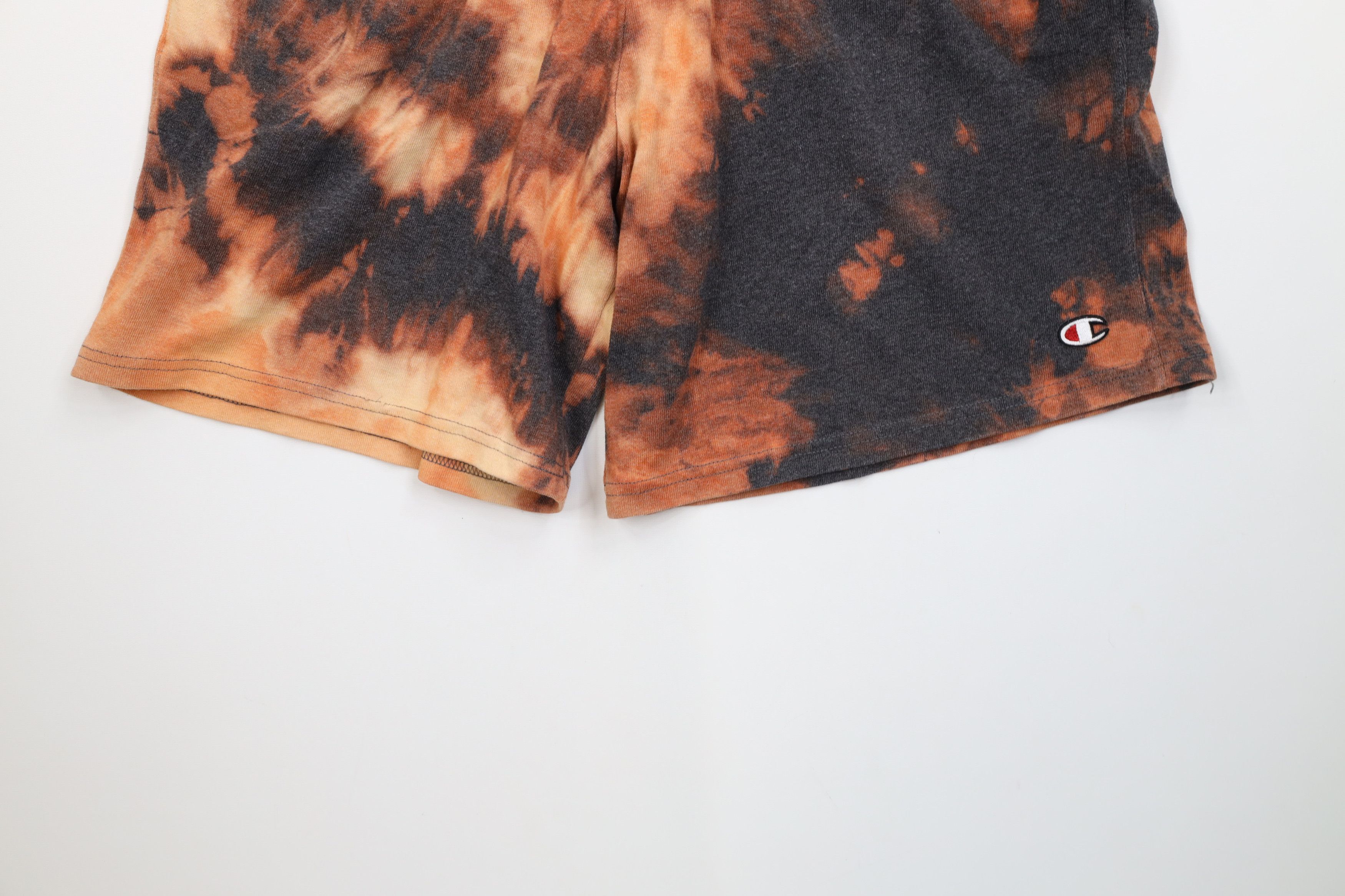 Champion Vintage Champion Logo Acid Wash Above Knee Shorts Size US 34 / EU 50 - 4 Thumbnail