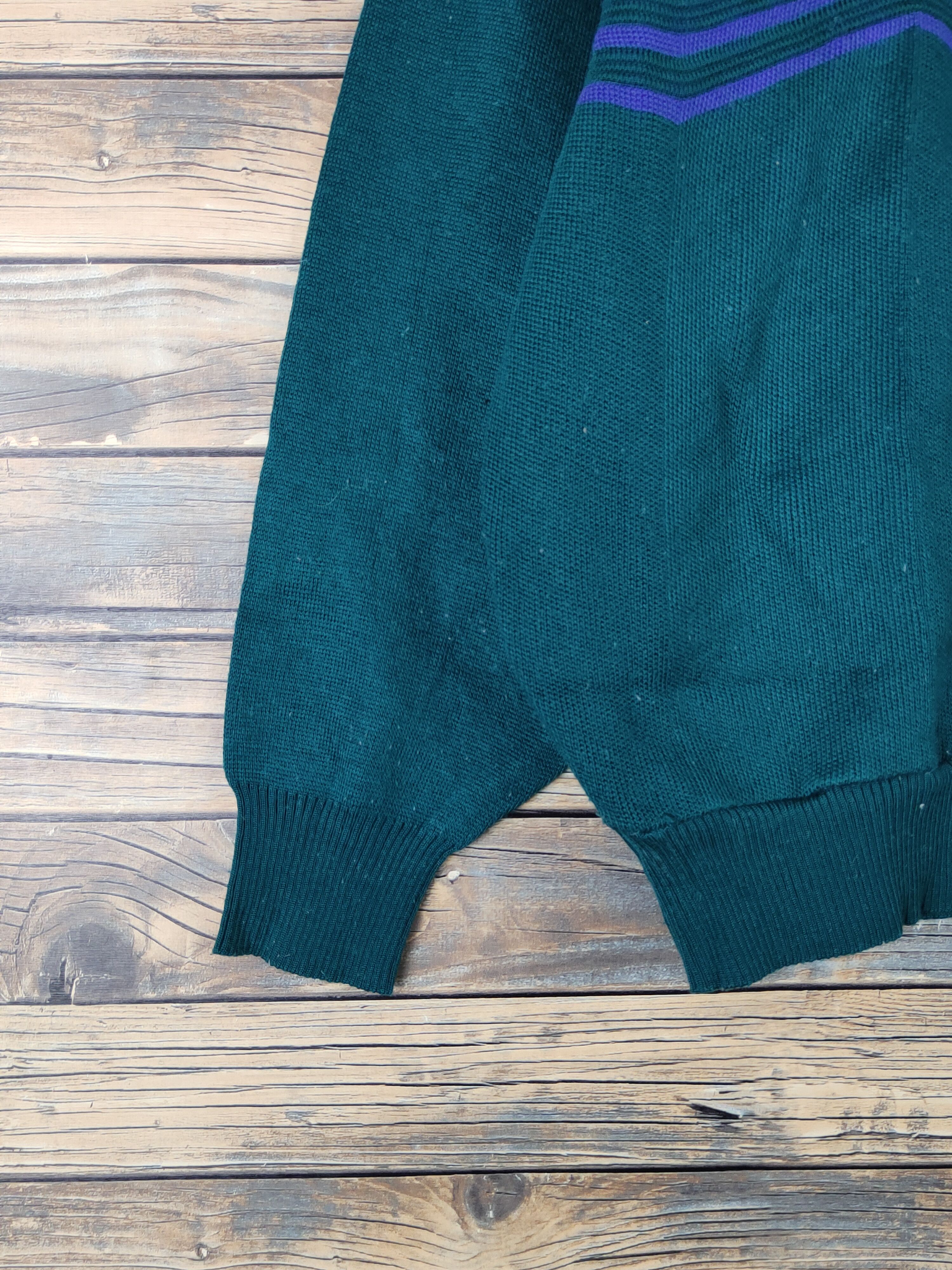 Homespun Knitwear Minsieur Greco Green Knitwear vintage Sweatshirts #W2019 Size US L / EU 52-54 / 3 - 5 Thumbnail