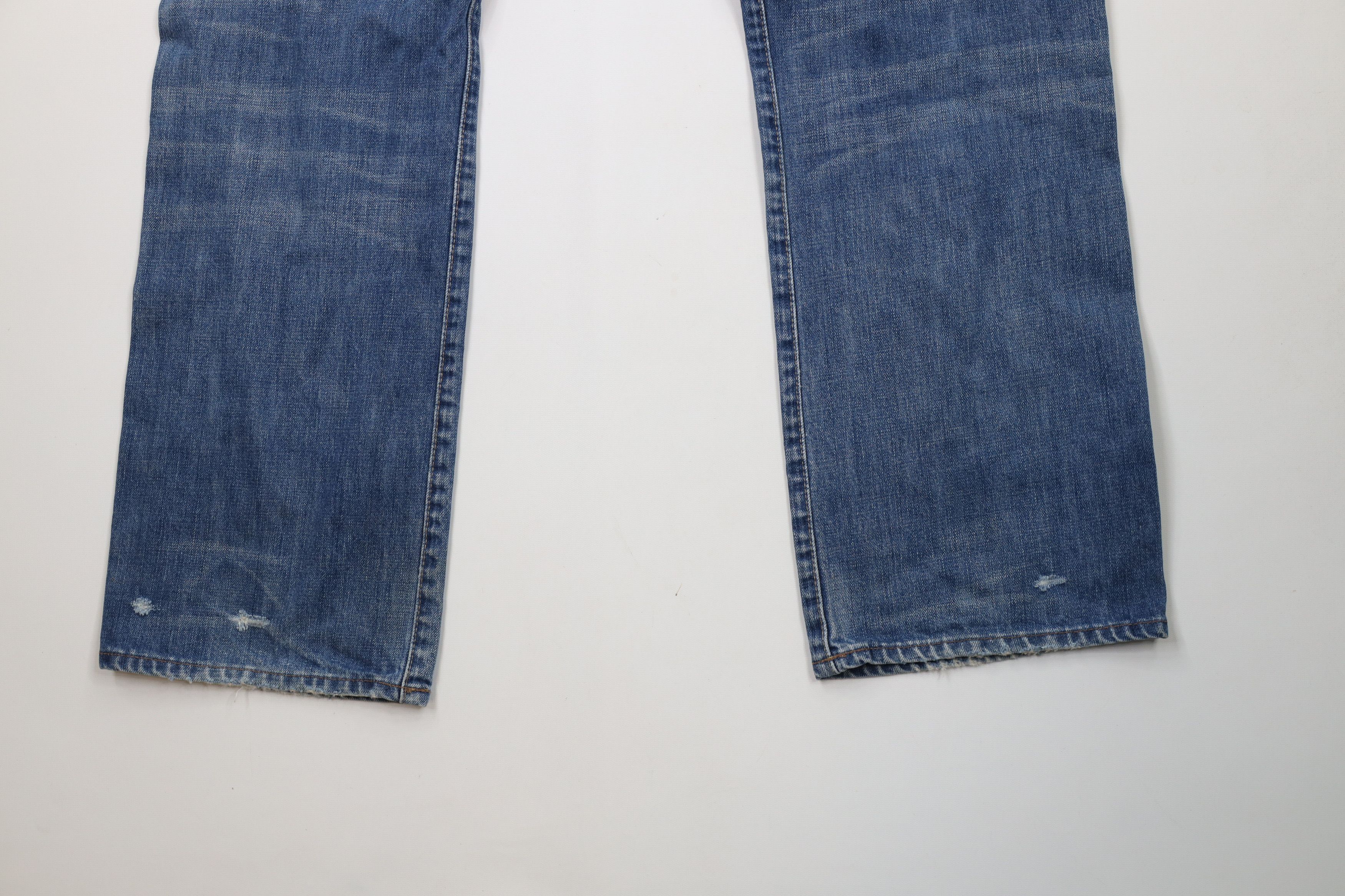 Ralph Lauren × Vintage Vintage Ralph Lauren Vintage Cut Wide Leg Denim Jeans Blue Size US 36 / EU 52 - 14 Thumbnail