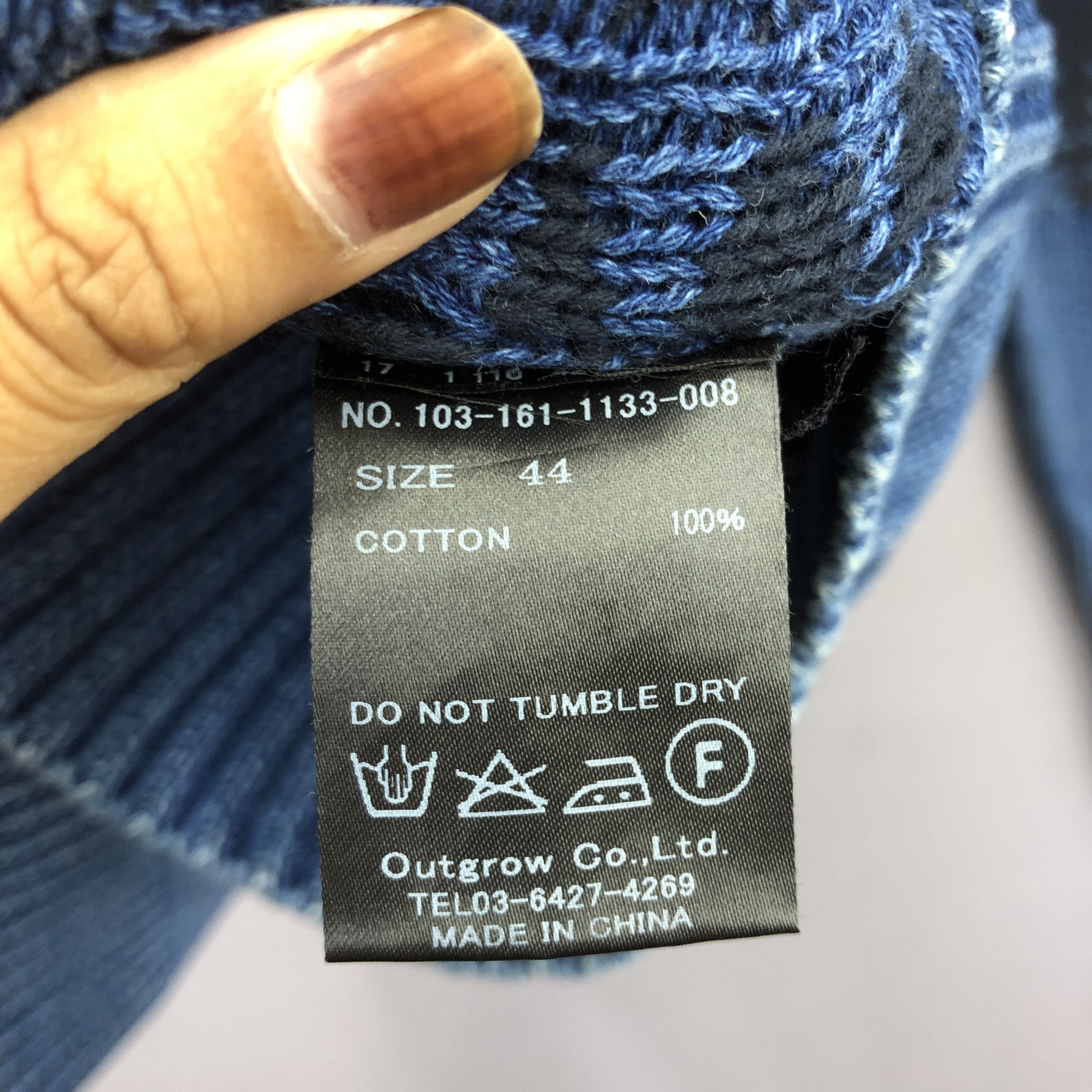 Japanese Brand Navajo Aztec Denim Pattern Sweater Japanese Sweatshirt Size US S / EU 44-46 / 1 - 5 Thumbnail
