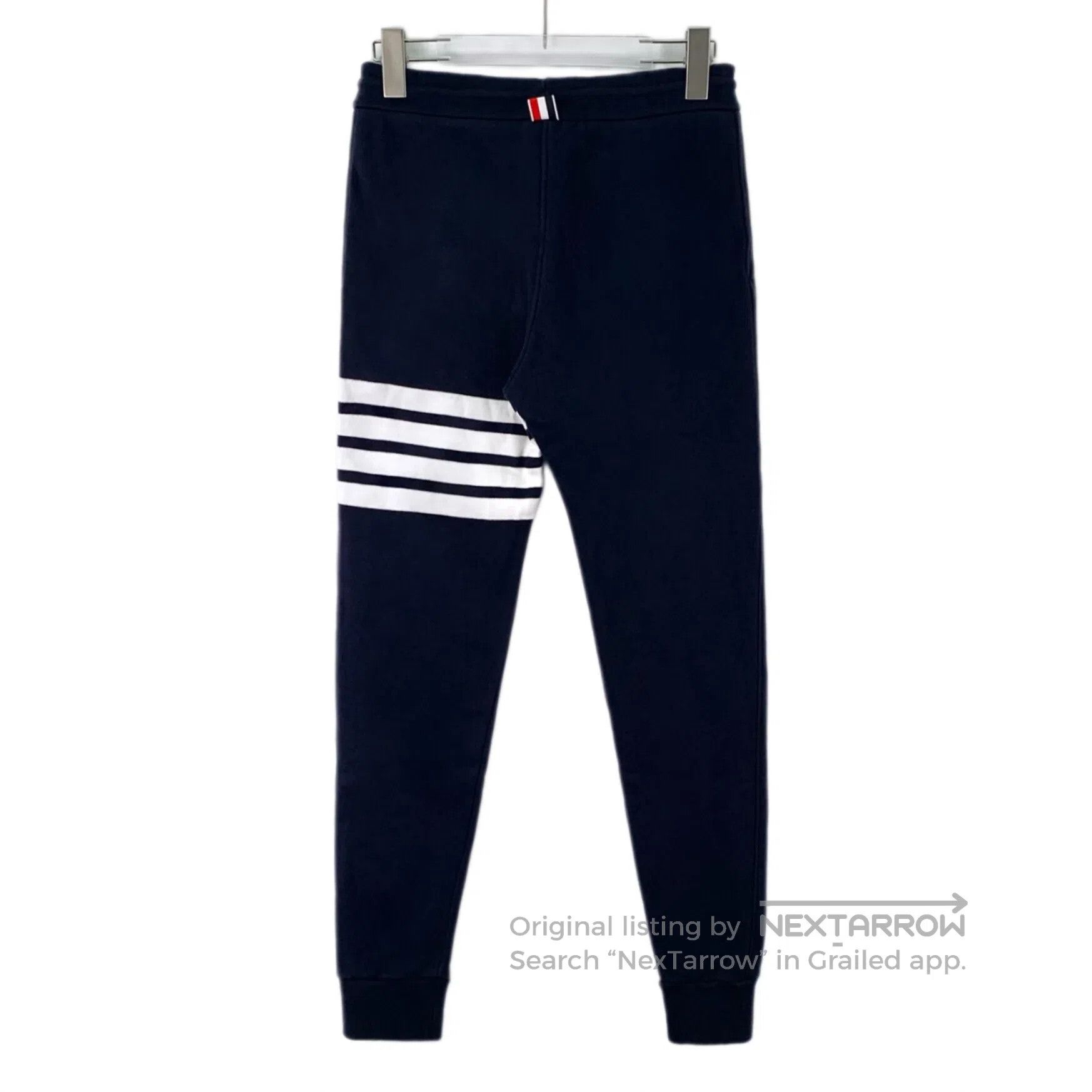 Thom Browne Thom Browne size M Blue classic four-stripe cotton drawstr Size US 38 / EU 54 - 2 Thumbnail