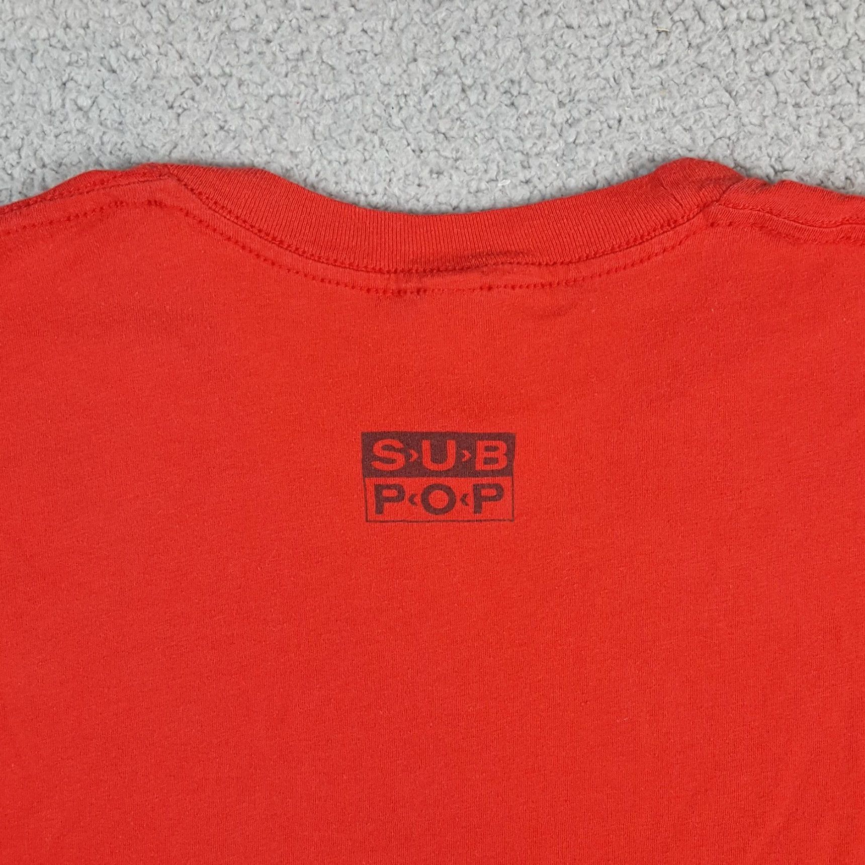 American Apparel VINTAGE Shabazz Palaces Retro Hip Hop Band Shirt Size L Red Sub Pop Mask Logo Concert Size US L / EU 52-54 / 3 - 7 Thumbnail