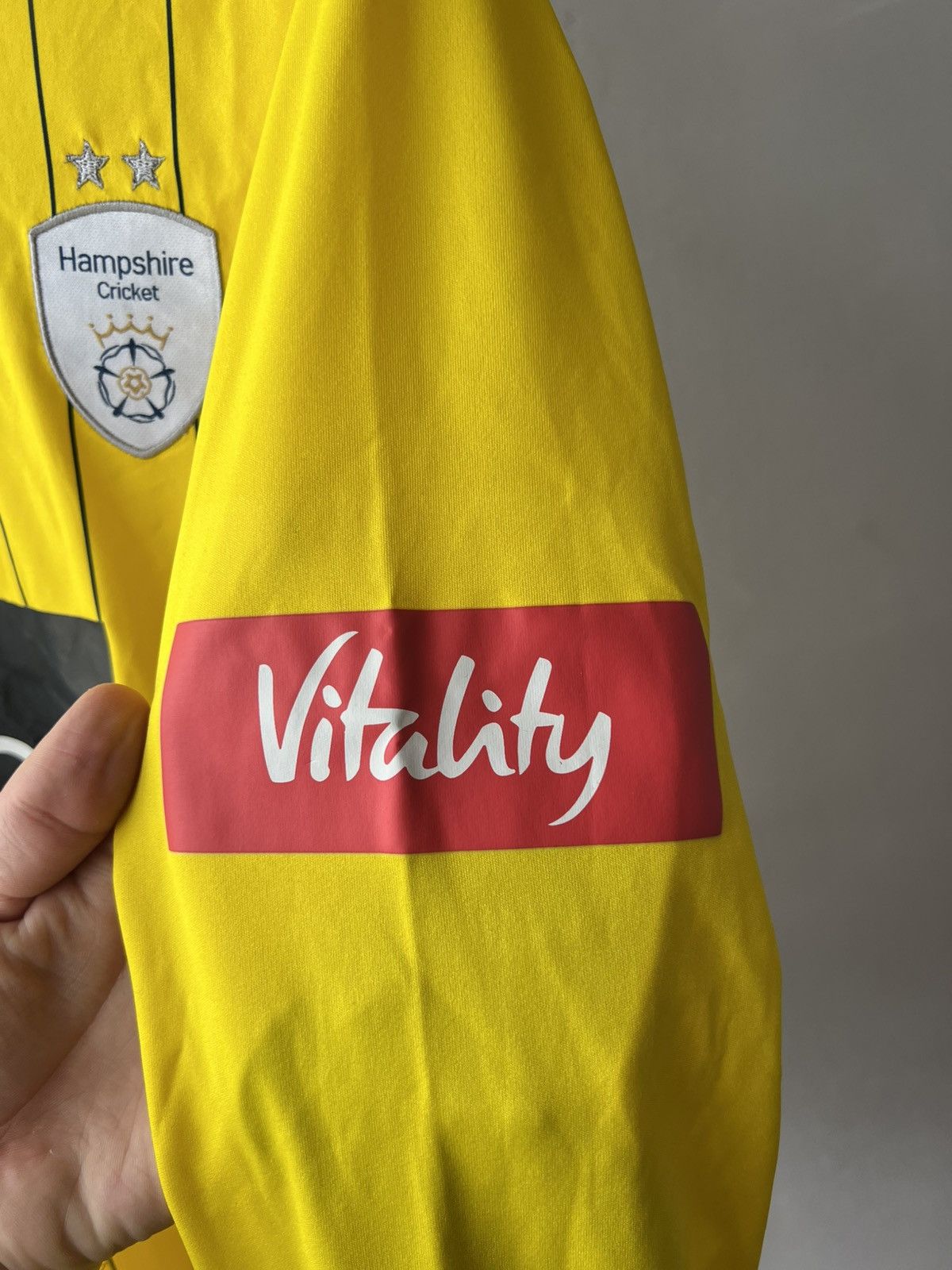 Adidas 2020 HAMPSHIRE CRICKET T20 VITALITY BLAST GAME JERSEY SHIRT Size US L / EU 52-54 / 3 - 10 Thumbnail