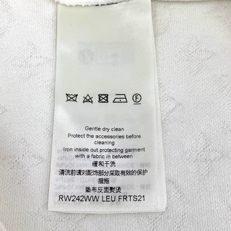 Louis Vuitton Louis Vuitton White Logo Cotton TShirt XL-2506 Size US XL / EU 56 / 4 - 6 Thumbnail