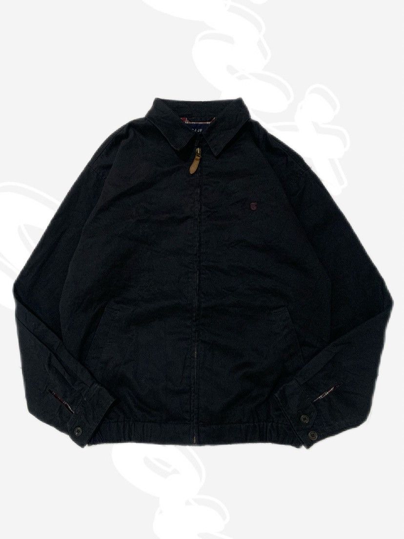 Streetwear Vintage Tbj Jeans Work Jacket Canvas Black Grailed