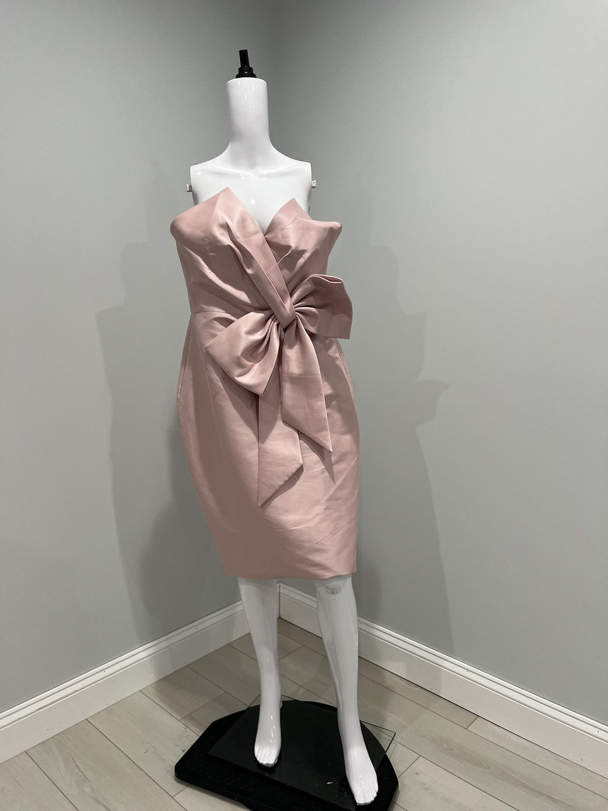 $395 Badgley Mischka Bow Cocktail Dress 14