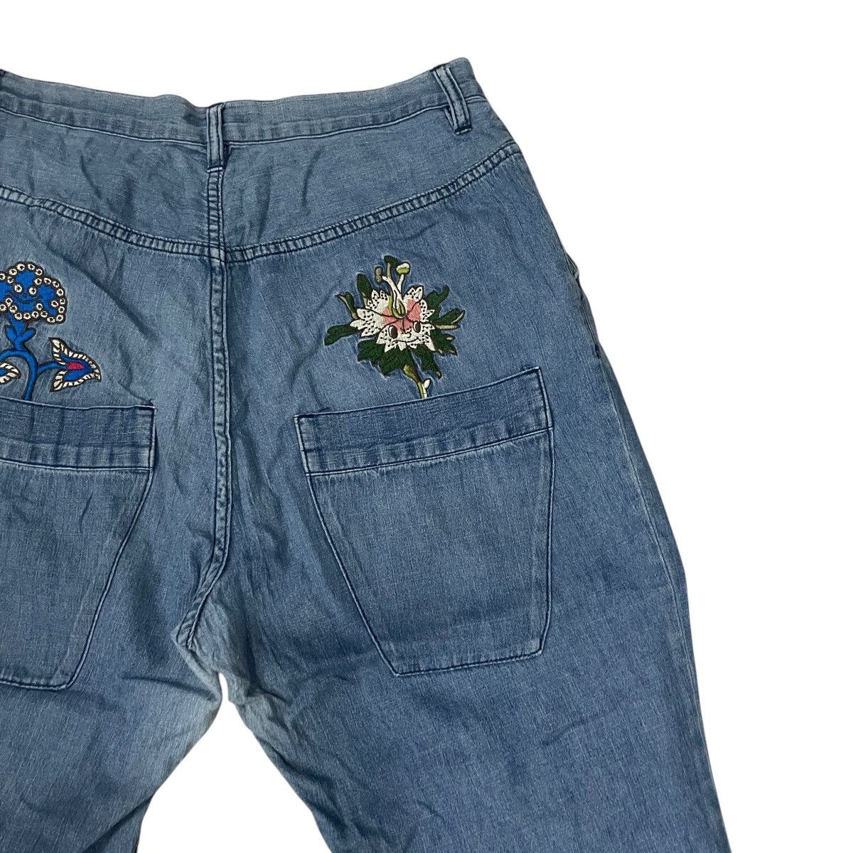Issey Miyake Vintage Ne-net By Issey Miyake Short Denim Size US 31 - 10 Thumbnail