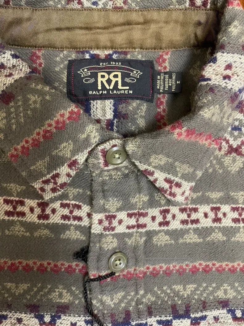 RRL Ralph Lauren RRL Ralph Lauren Rhode Island vintage brushed southwest sh Size US M / EU 48-50 / 2 - 5 Thumbnail
