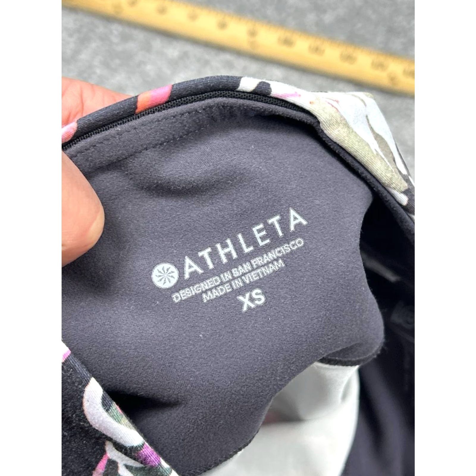 Athleta Athleta Elation Blossom Leggings Womens XS Multicolor Floral Skinny Leg Mid Rise Size 26" / US 2 / IT 38 - 7 Thumbnail