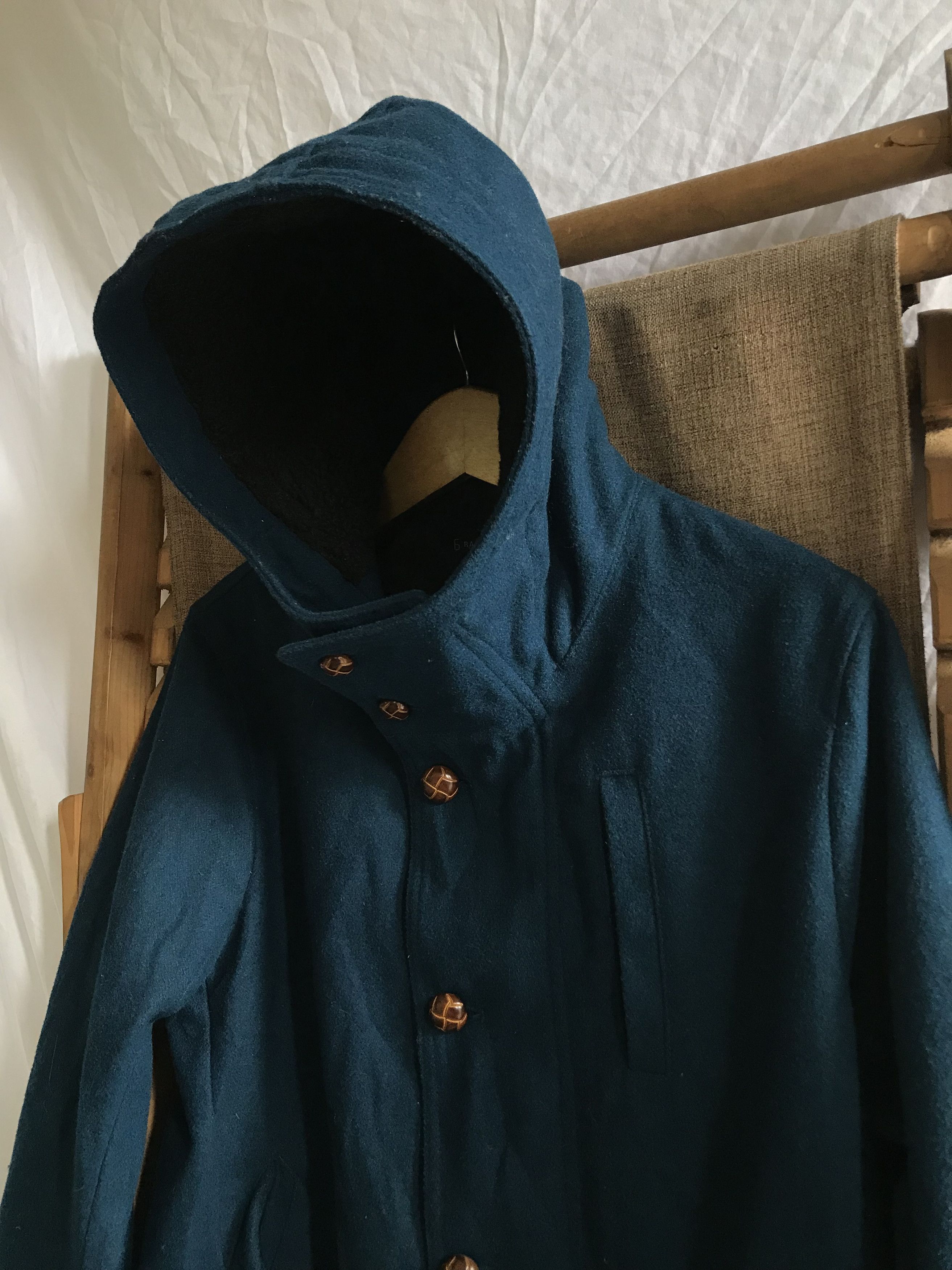 RAGEBLUE Japanese Brand Rageblue Wool Hooded Jacket Size US M / EU 48-50 / 2 - 2 Thumbnail