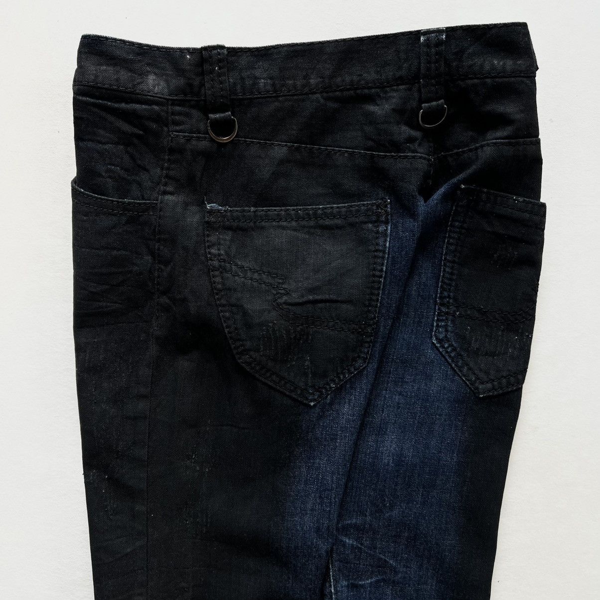 Japanese Brand × Tornado Mart × semanticdesign SEMANTIC DESIGN 2TONE FLARE JEANS Size US 34 / EU 50 - 10 Thumbnail
