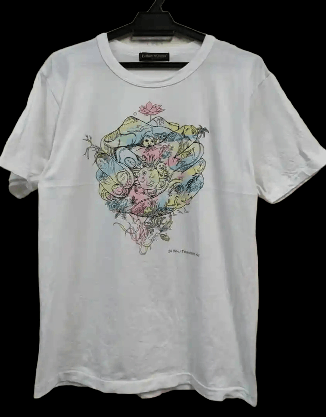Vintage 24 Hours Television Graphic T
