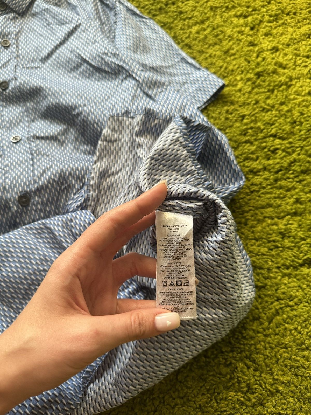 Armani × Armani Exchange × Designer Armani Exchange buttons up shirt Size US XL / EU 56 / 4 - 7 Thumbnail