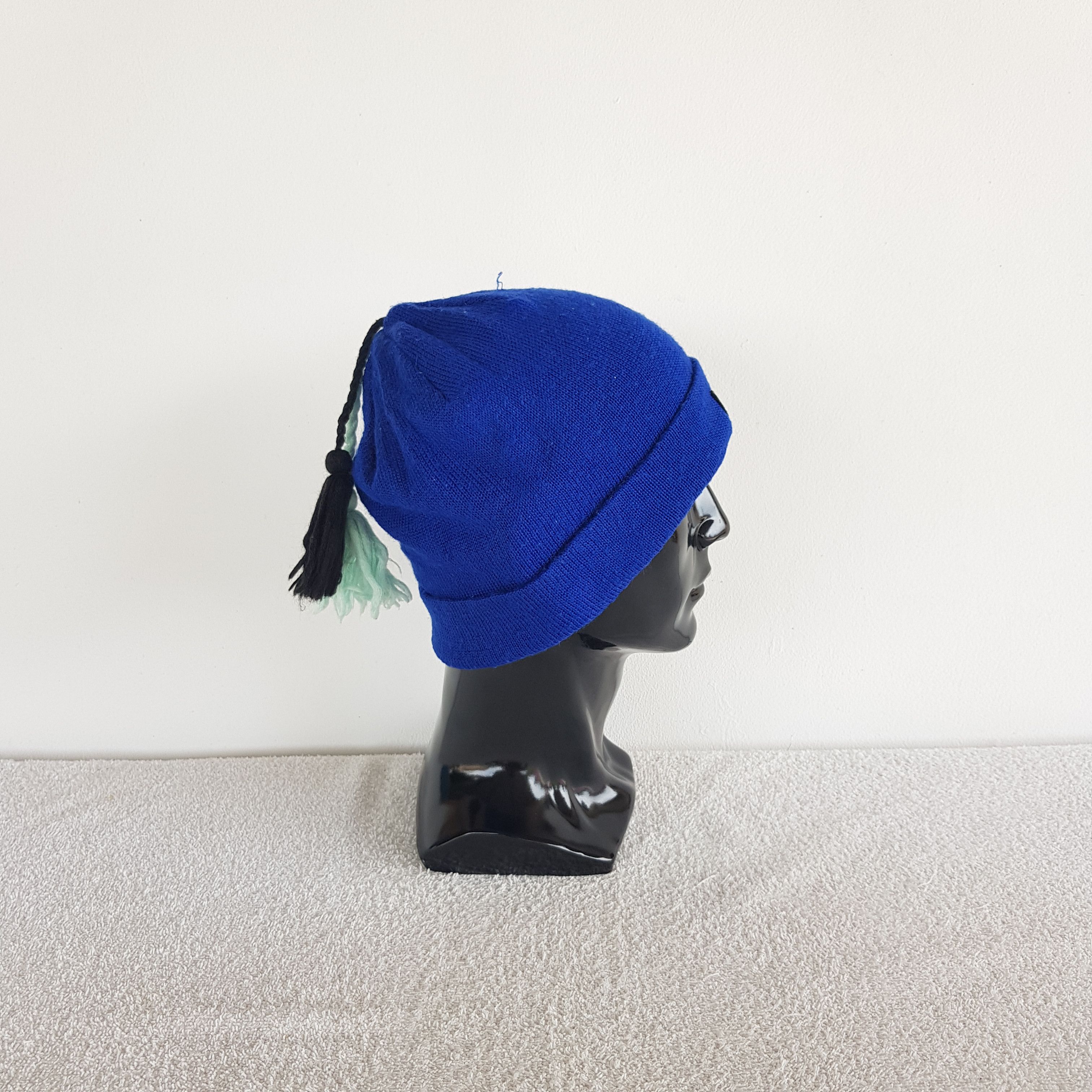 Descente Vintage 90s Descente Beanie Ribbed Snow Caps Hats. Size ONE SIZE - 3 Thumbnail