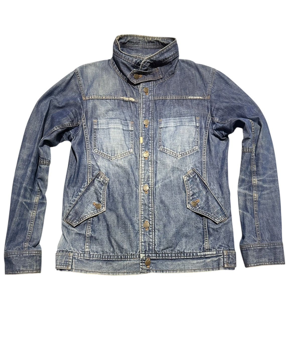 Final homme denim rider jacket