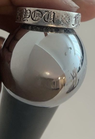 Chrome Hearts Chrome Hearts Fuck You Spacer Ring 6mm Size ONE SIZE - 4 Thumbnail