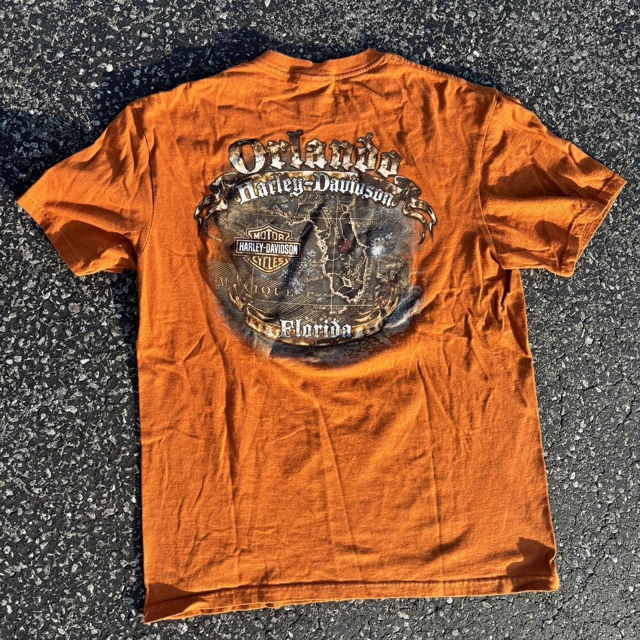 Harley Davidson Vintage Orlando Florida Harley Davidson T Size US L / EU 52-54 / 3 - 3 Thumbnail