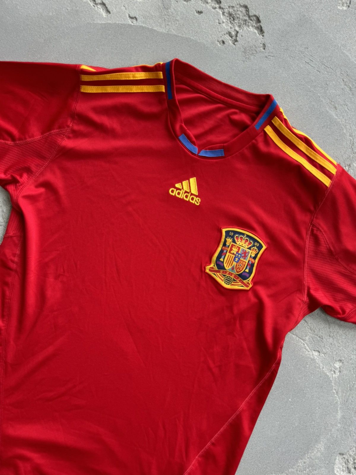 Adidas Adidas Spain 2009 Home Football Jersey Y2K BLOCKCORE Size US L / EU 52-54 / 3 - 3 Thumbnail