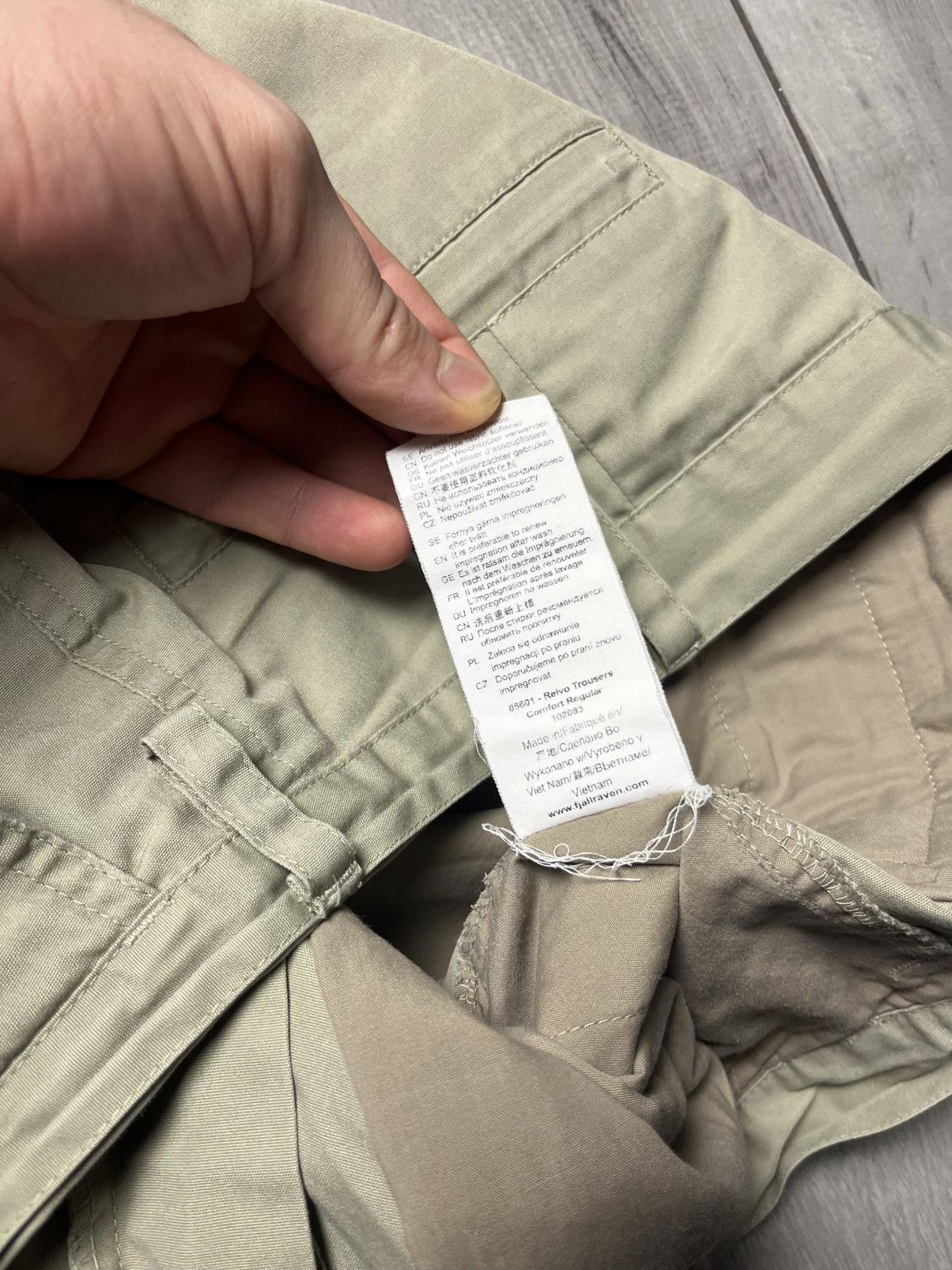 Fjallraven Fjallraven G-1000 cargo pants size 50 Size US 34 / EU 50 - 4 Thumbnail