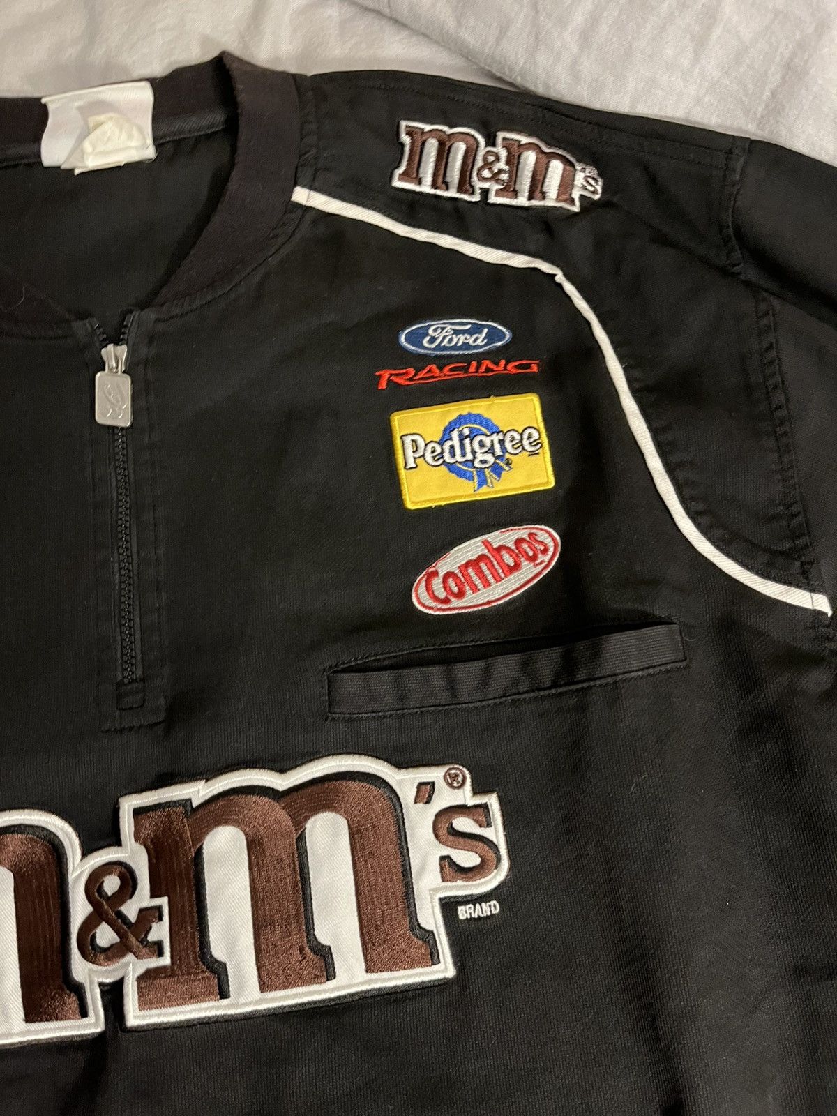 Other Vintage m&m quarter zip jersey racing Size US L / EU 52-54 / 3 - 2 Thumbnail
