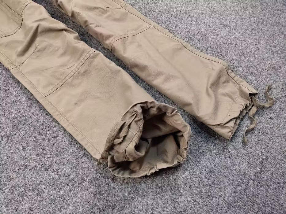 Japanese Brand Vintage 90's Military Ripstop Japan Beige Cargo Pants Size US 32 / EU 48 - 9 Thumbnail