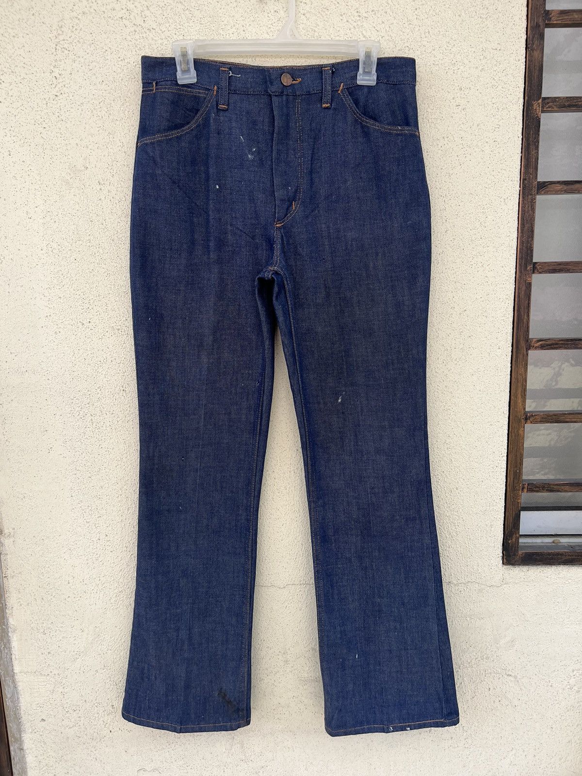 Vintage Vintage 60s Wrangler TALON Zipper Light Denim Bootcut Jeans Size US 30 / EU 46 - 6 Thumbnail