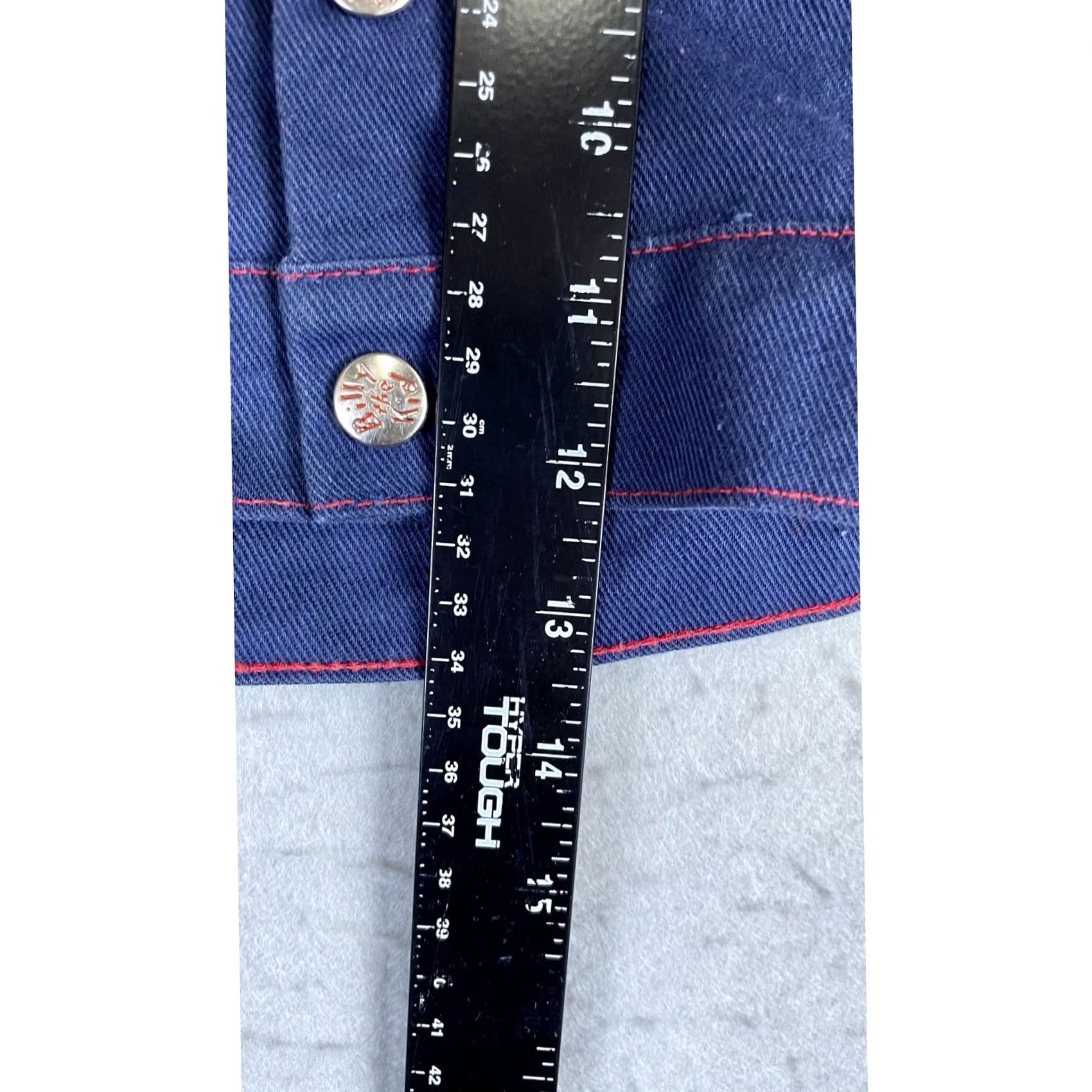 Vintage VINTAGE Billy the Kid Jacket Adult XS Navy Blue Western Denim Mens Size US XS / EU 42 / 0 - 4 Thumbnail