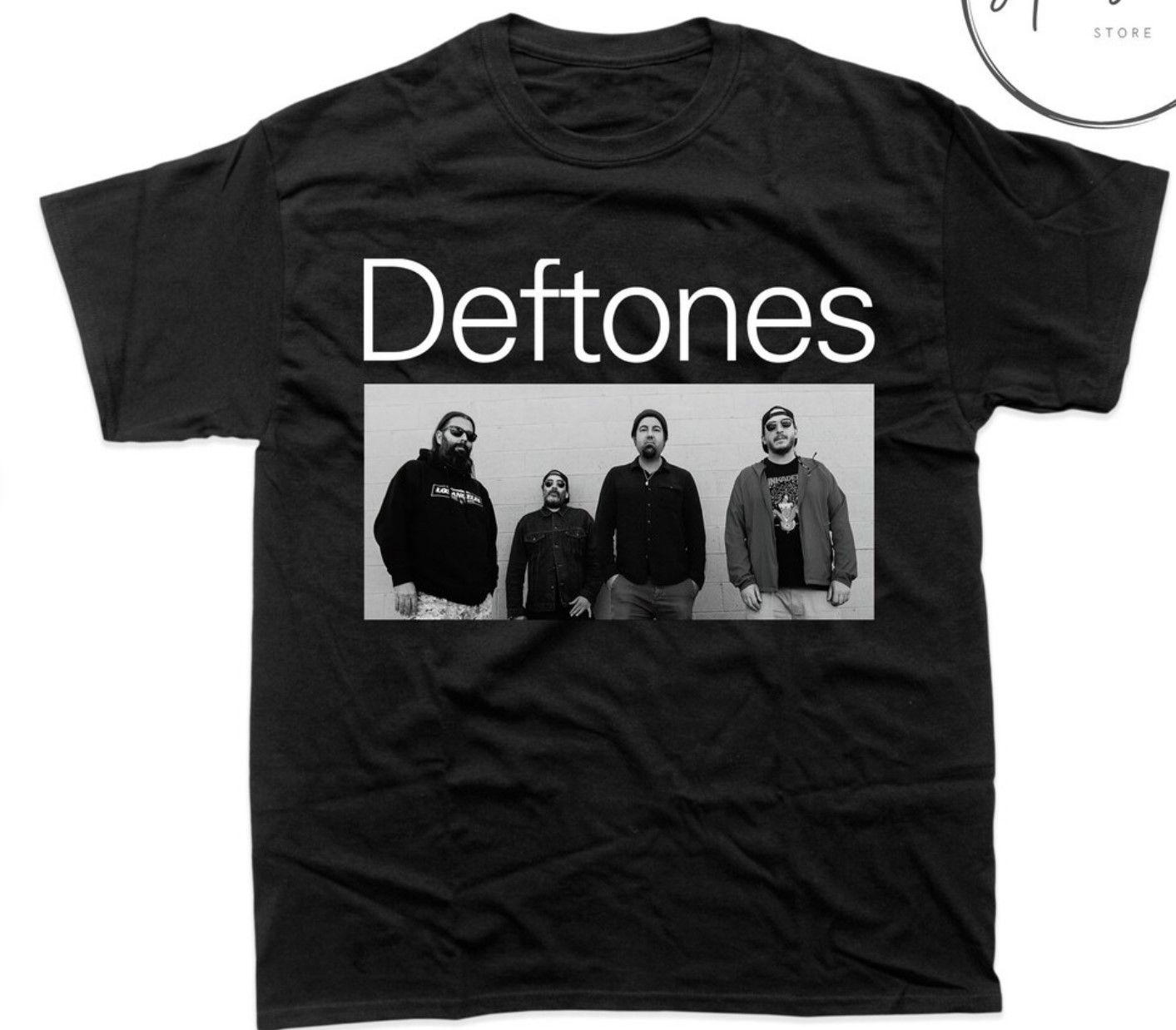 Band Tees Deftones Band T-shirt for Men Women Fans Deftones Band Tee Size US XL / EU 56 / 4 - 2 Thumbnail