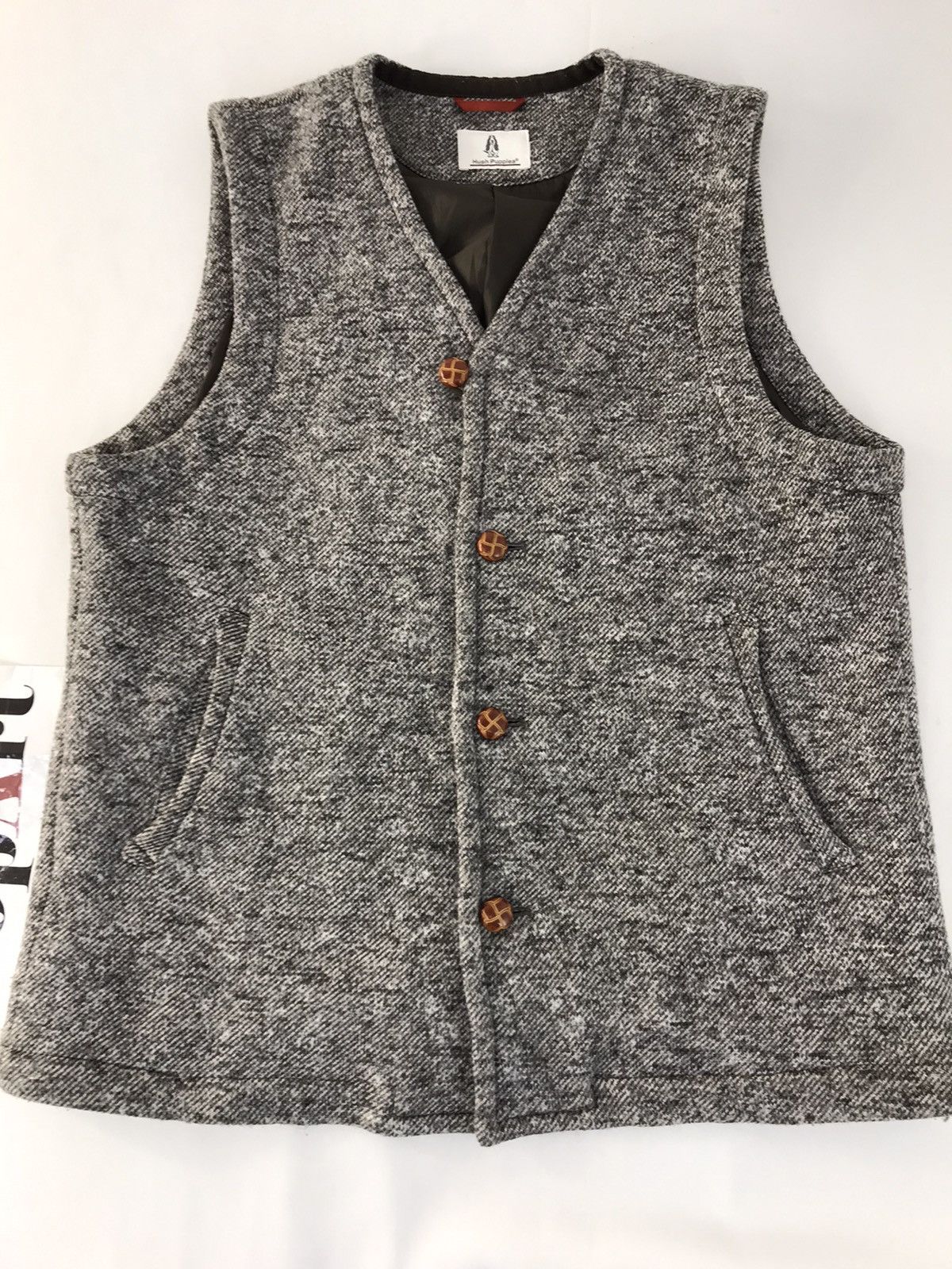 Hush Puppies Vintage Vest Hush Puppies Wooden Button Up Style Size US M / EU 48-50 / 2 - 3 Thumbnail